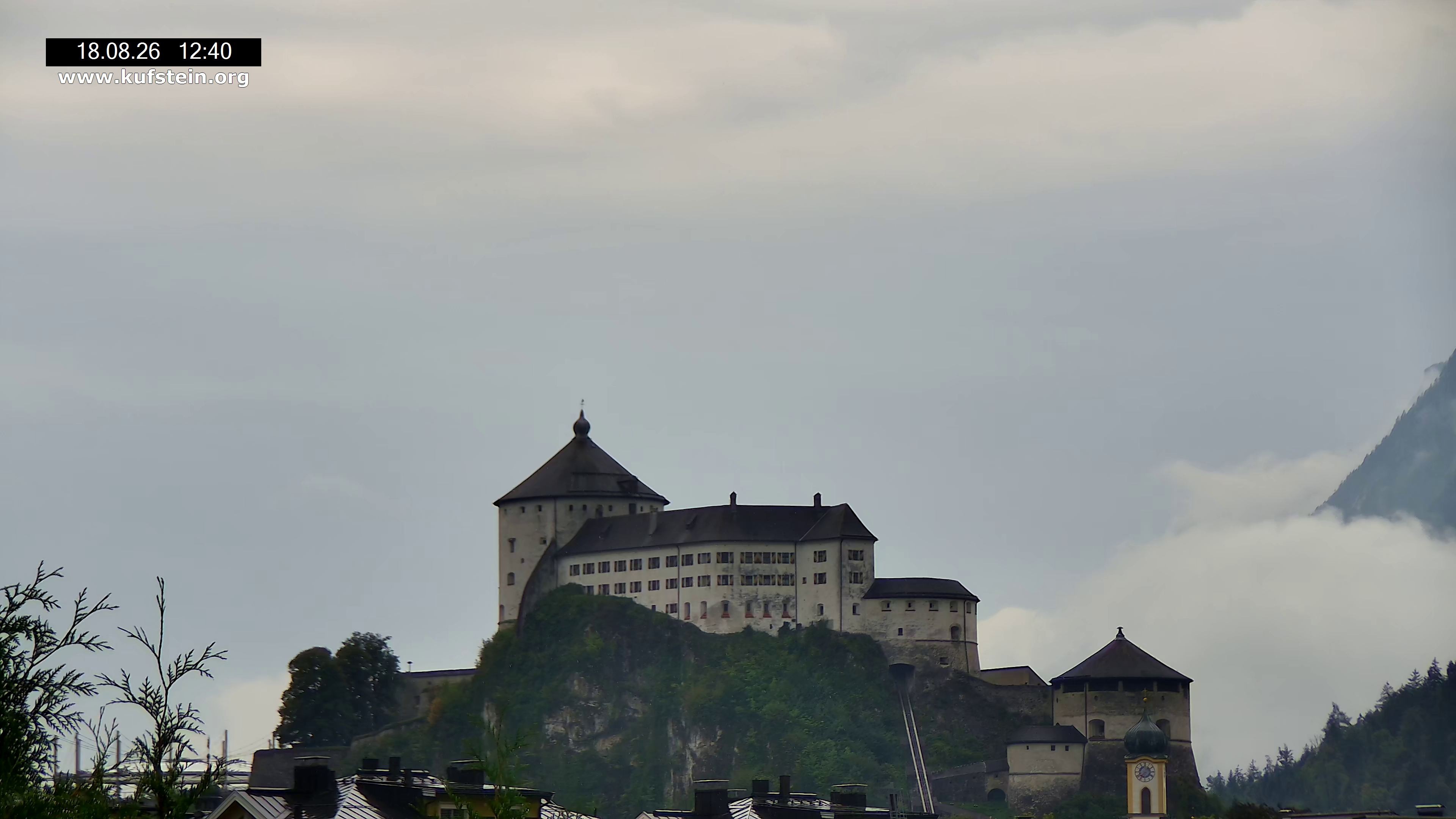 Archiv Foto Webcam Festung Kufstein