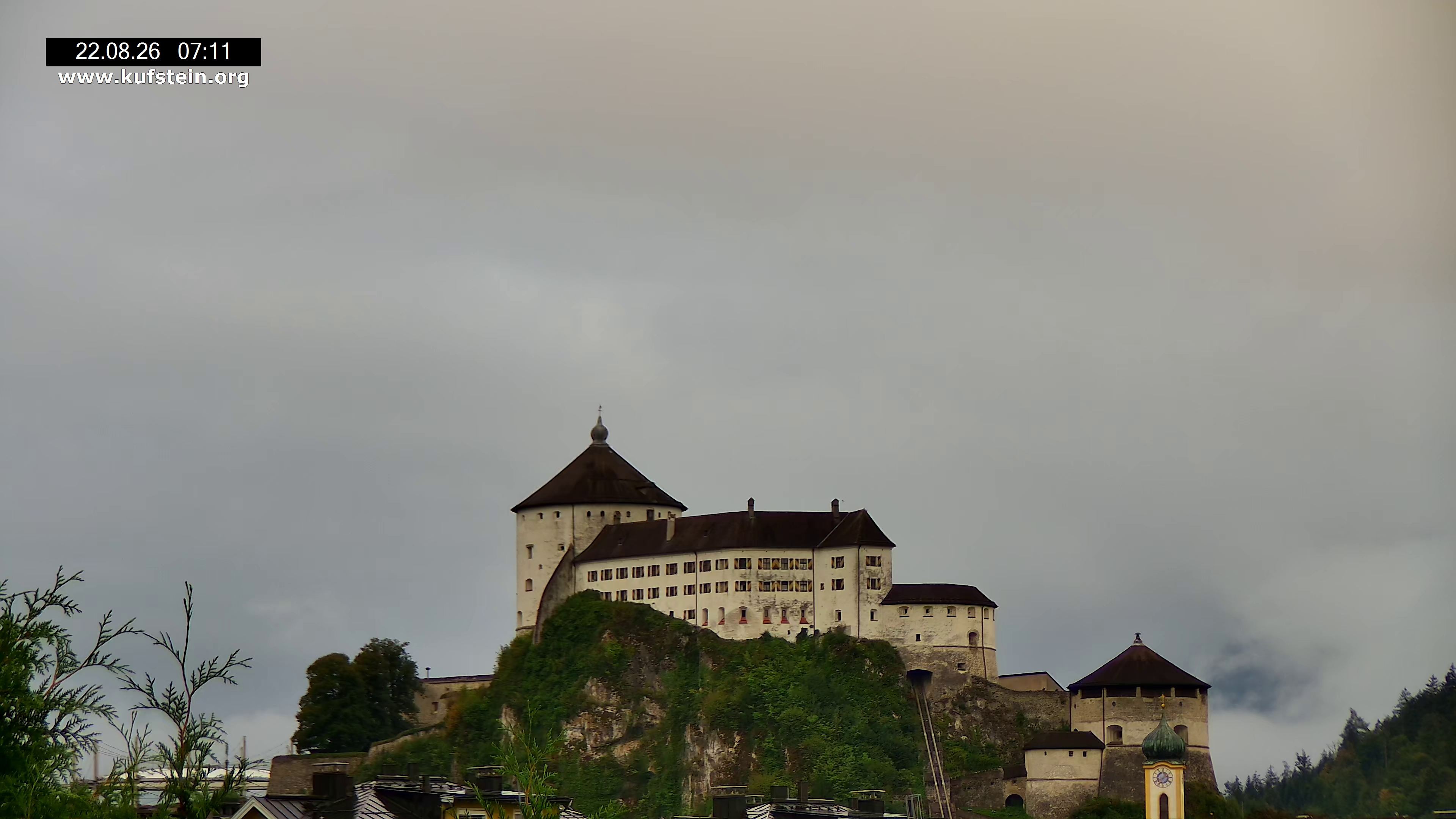 Archiv Foto Webcam Festung Kufstein