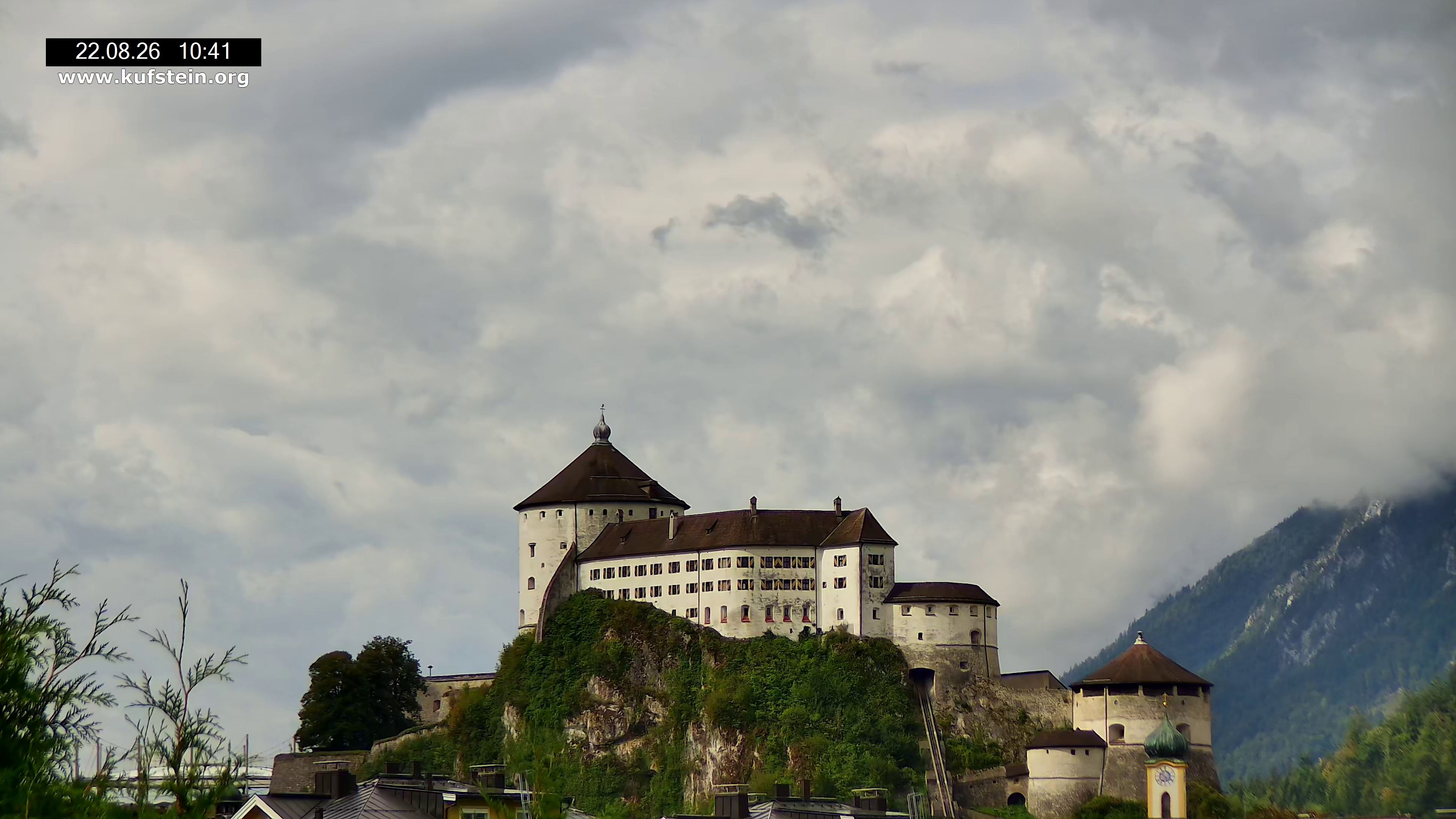 Archiv Foto Webcam Festung Kufstein