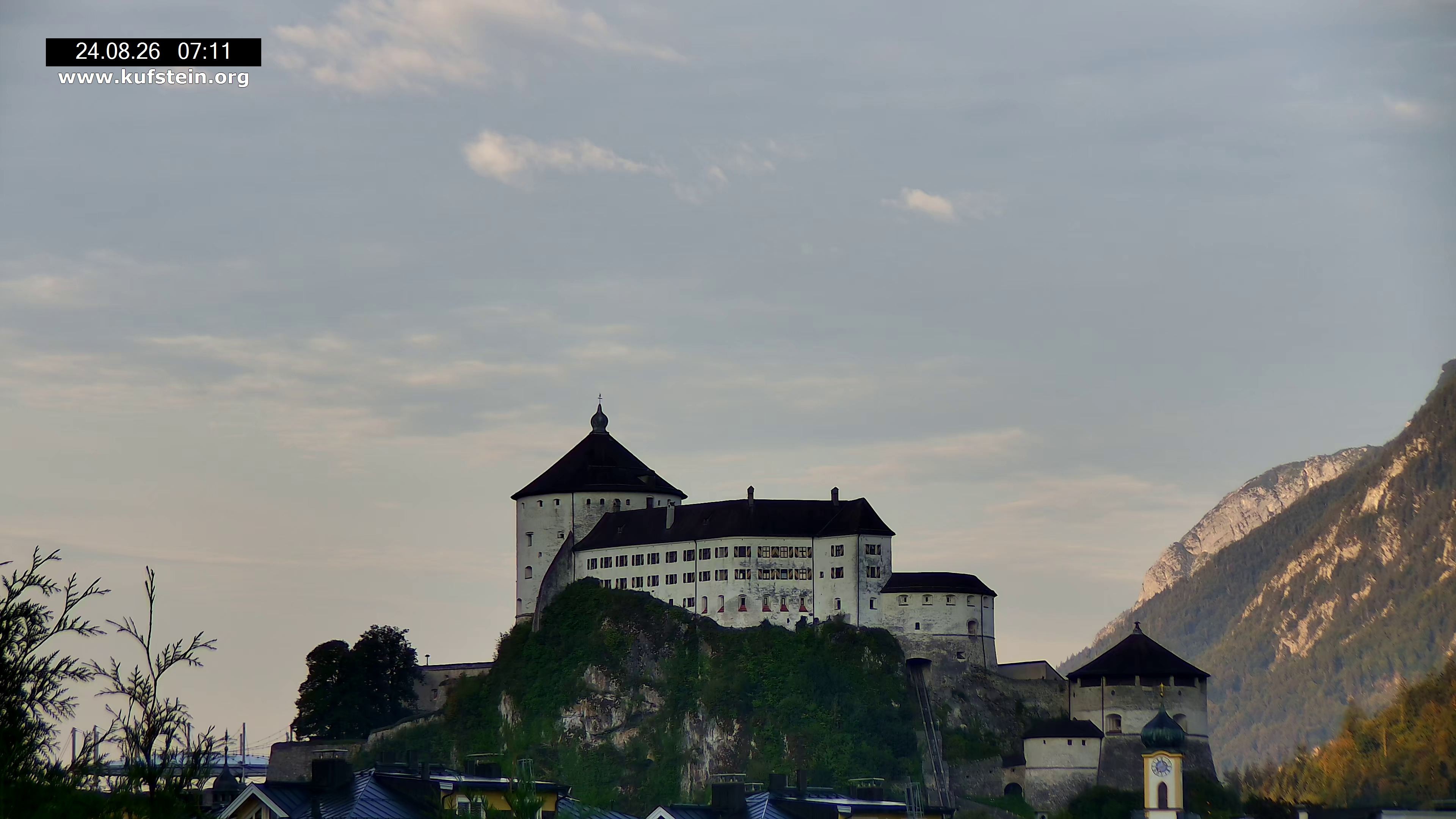 Archived image Webcam Kufstein Fortress