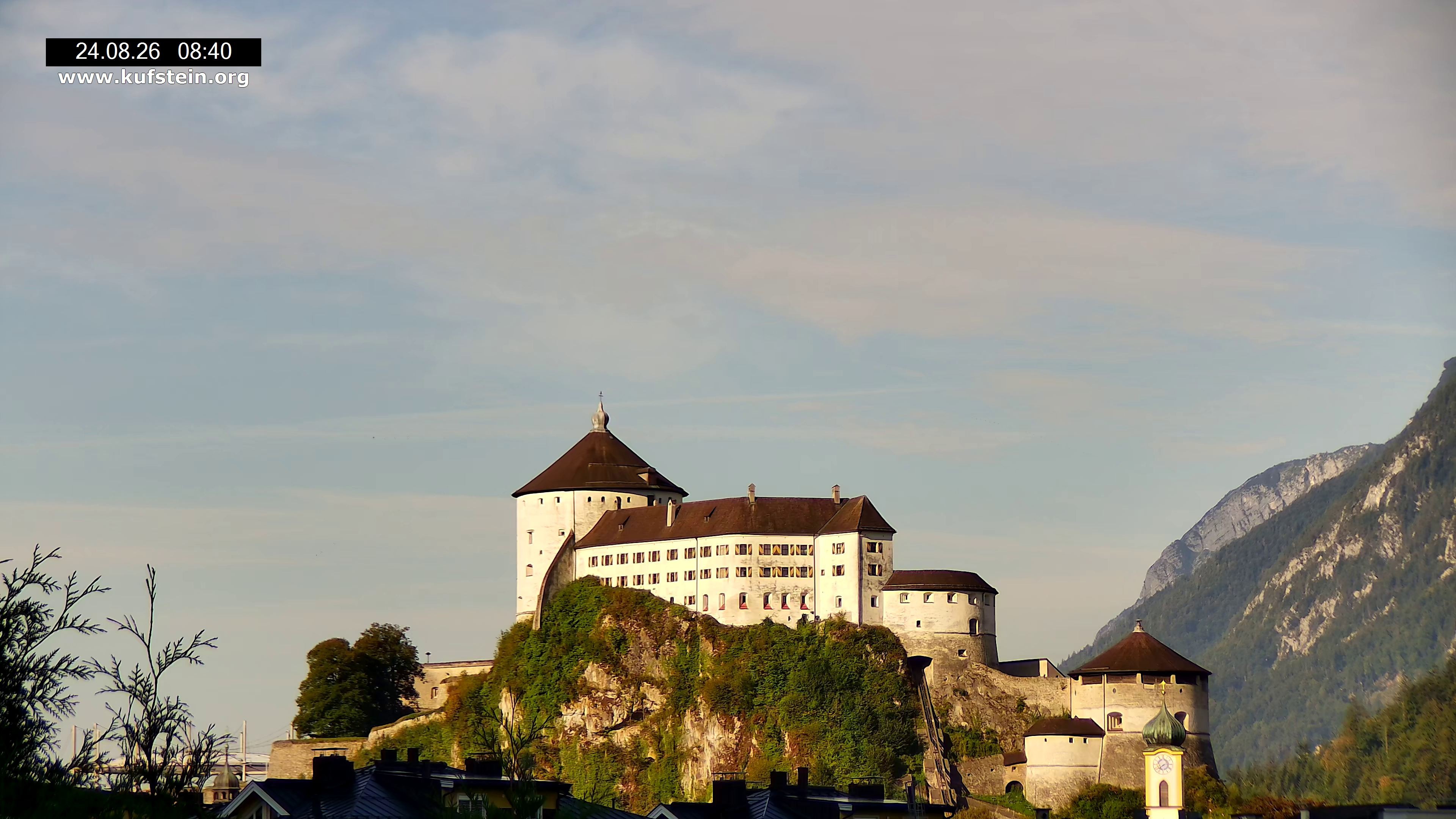 Archived image Webcam Kufstein Fortress