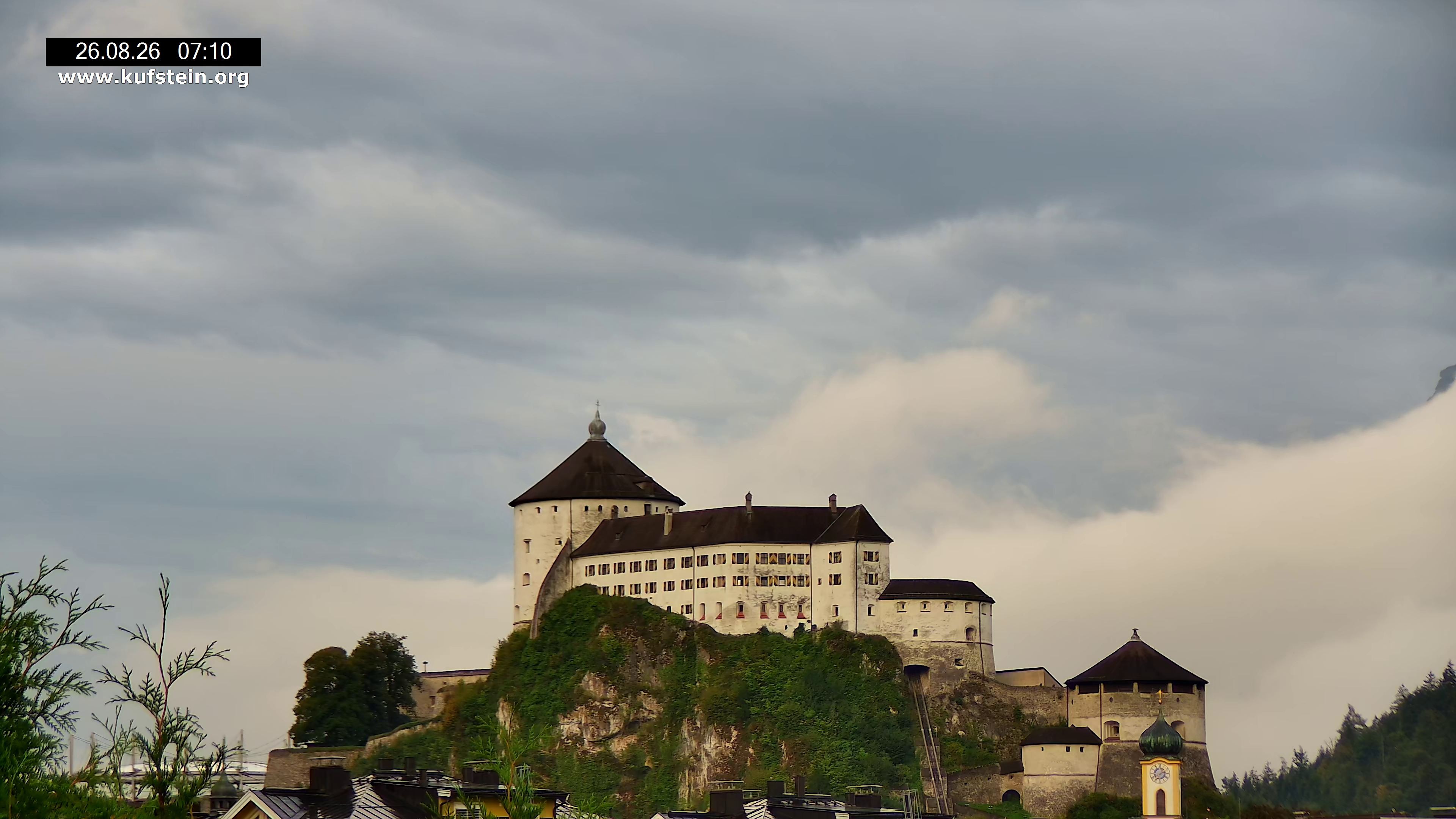 Archived image Webcam Kufstein Fortress