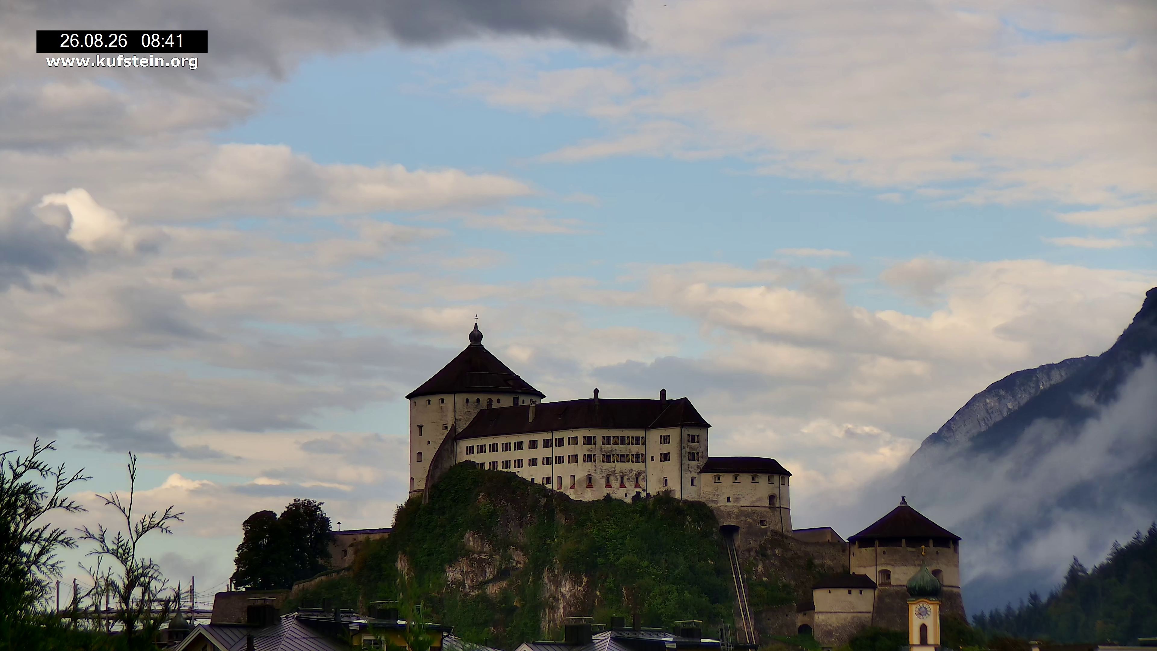 Archived image Webcam Kufstein Fortress
