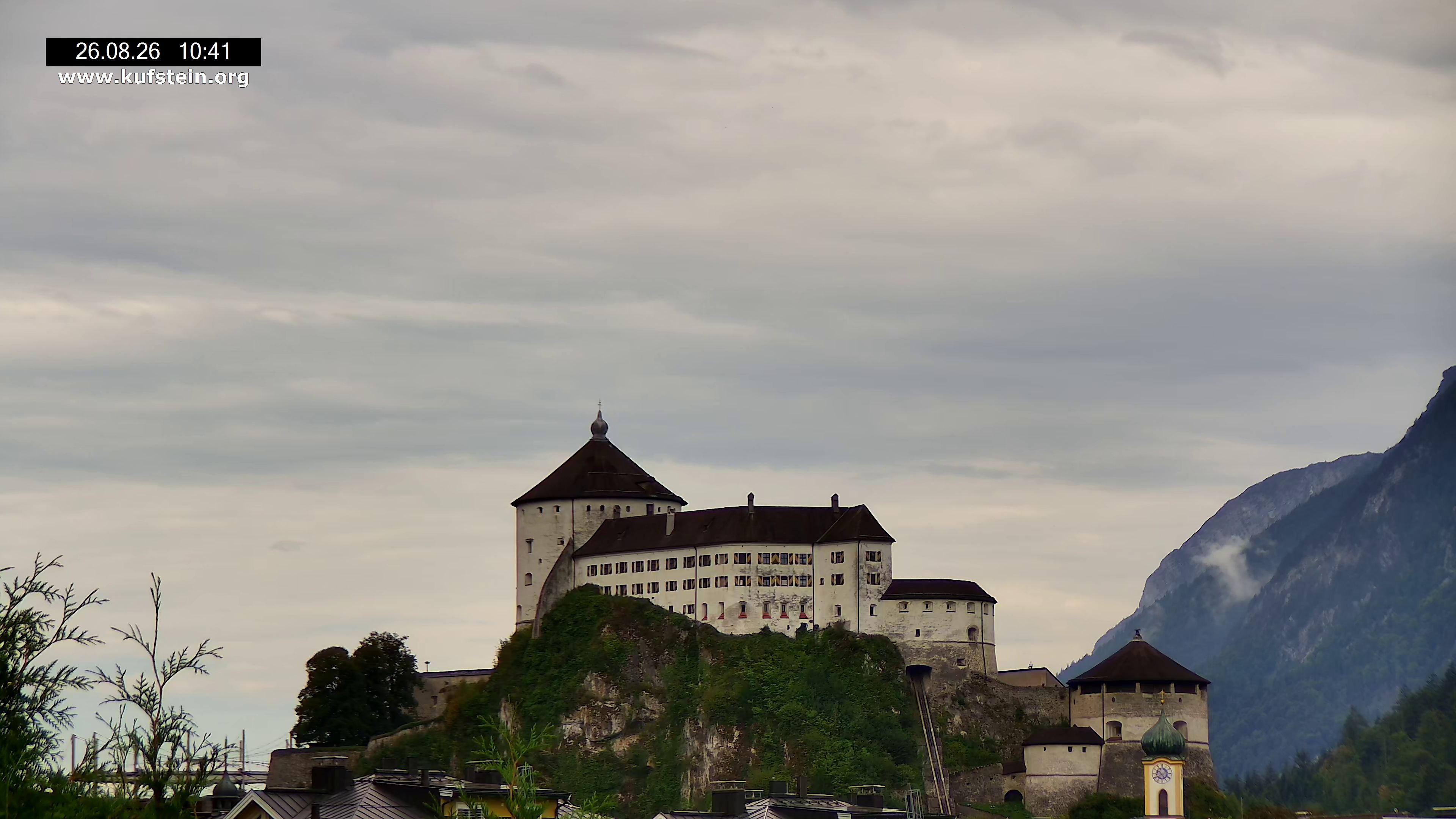 Archived image Webcam Kufstein Fortress
