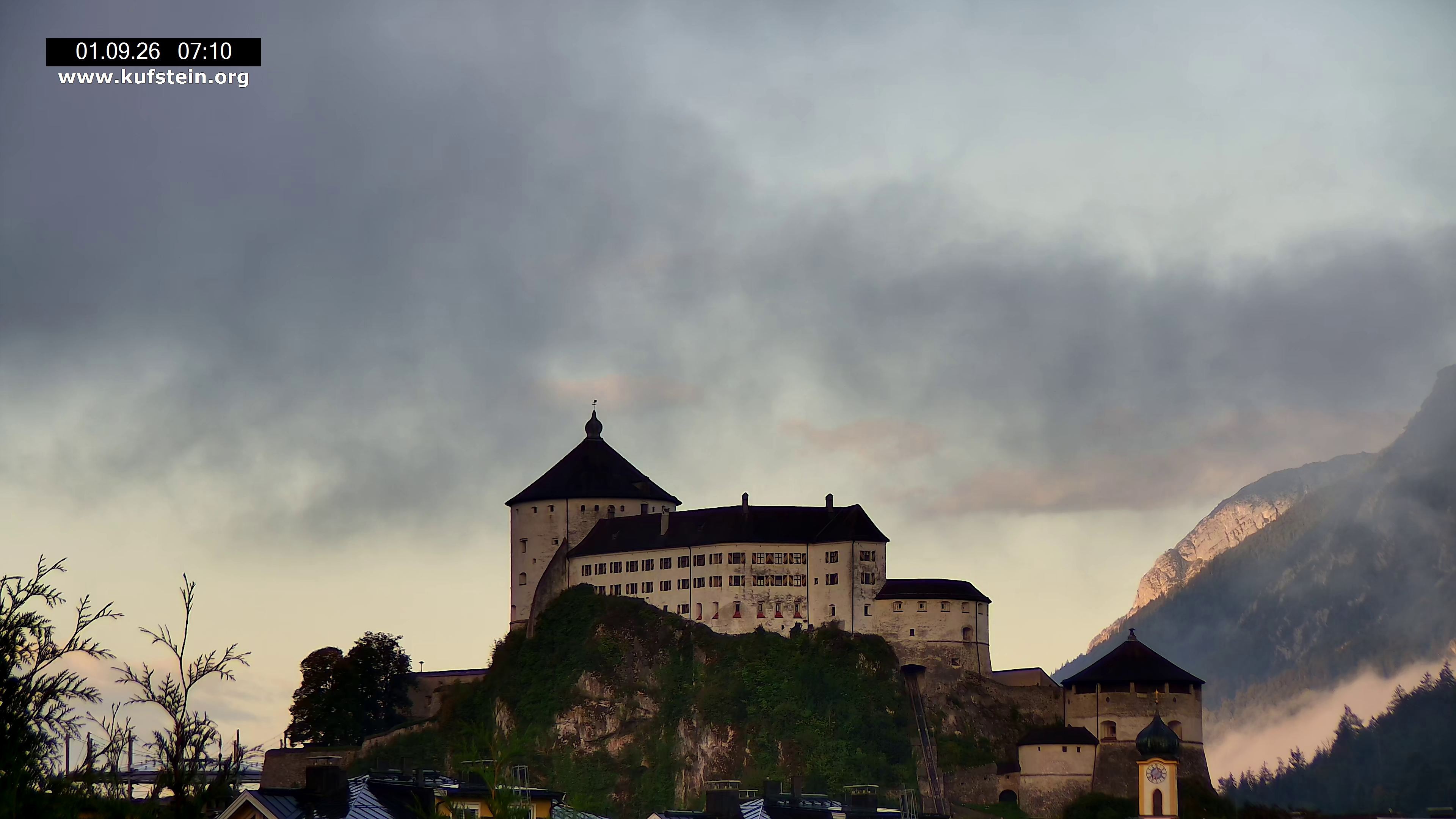 Archiv Foto Webcam Festung Kufstein