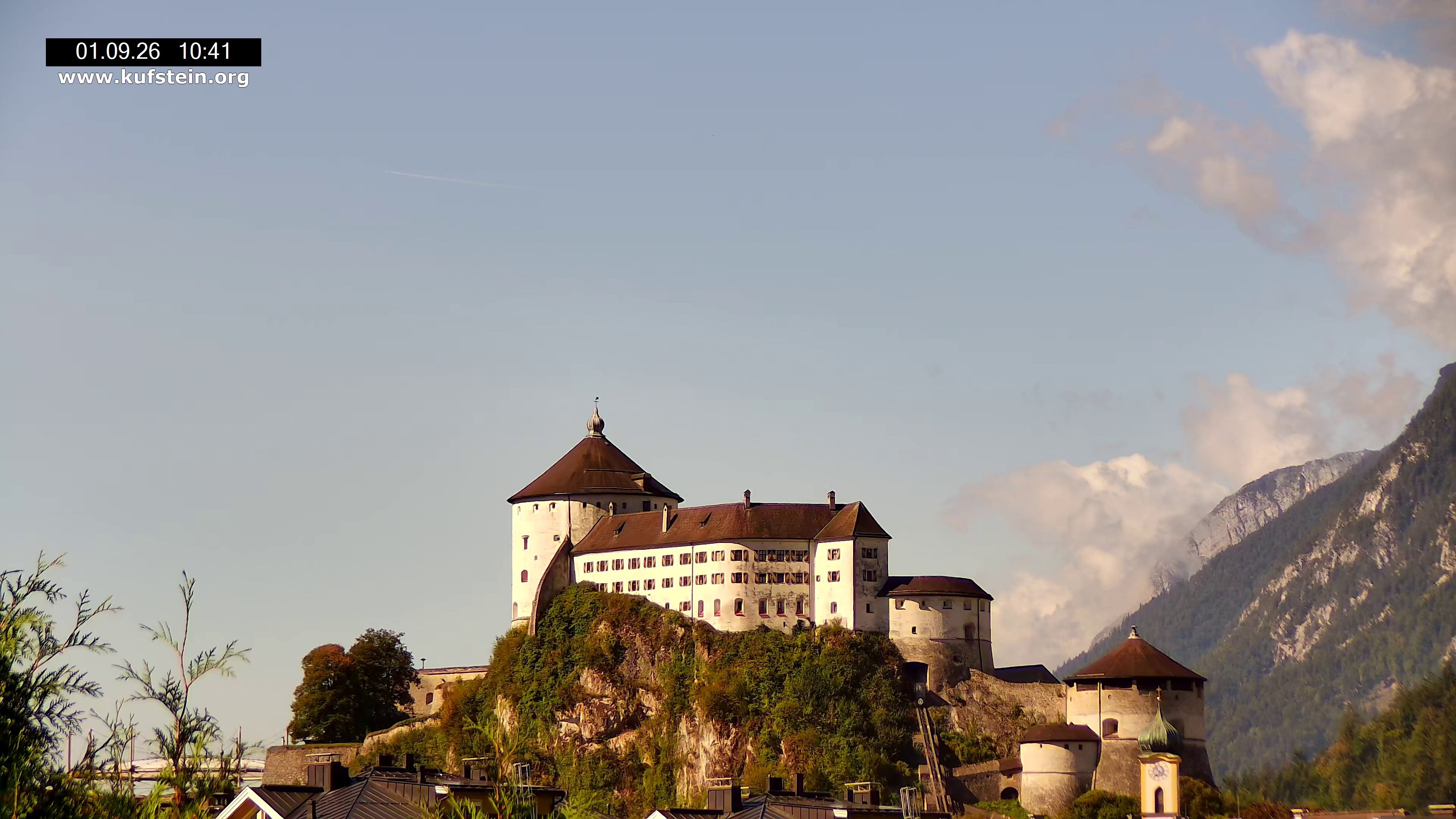 Archived image Webcam Kufstein Fortress