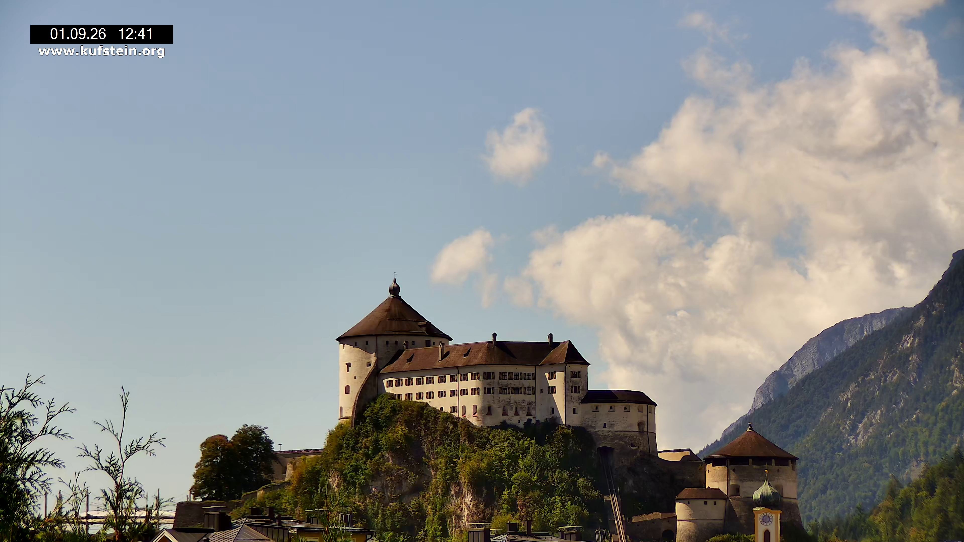 Archiv Foto Webcam Festung Kufstein