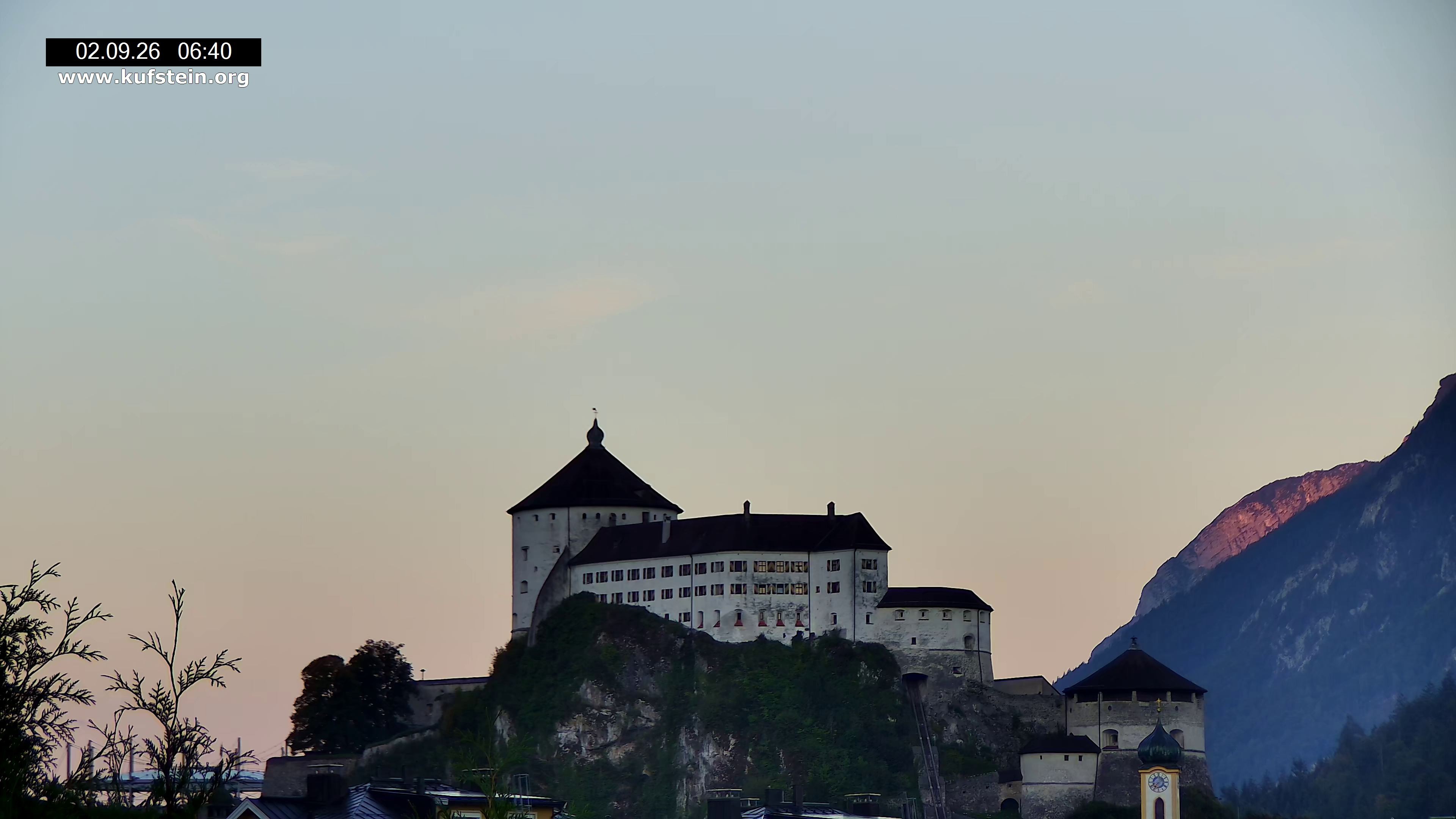 Archiv Foto Webcam Festung Kufstein
