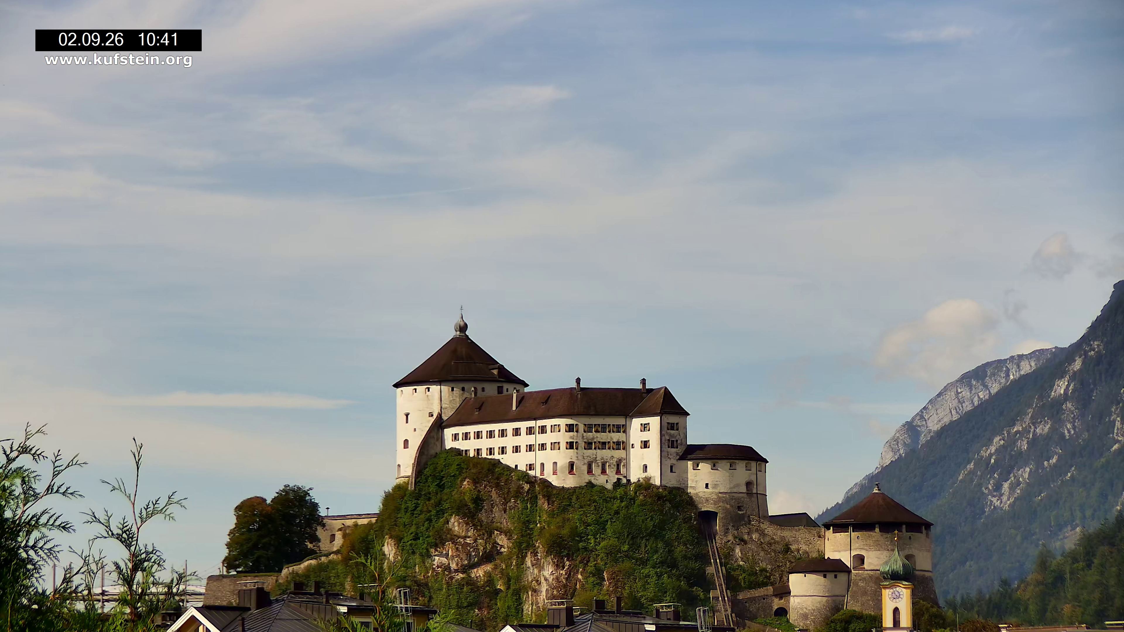 Archiv Foto Webcam Festung Kufstein