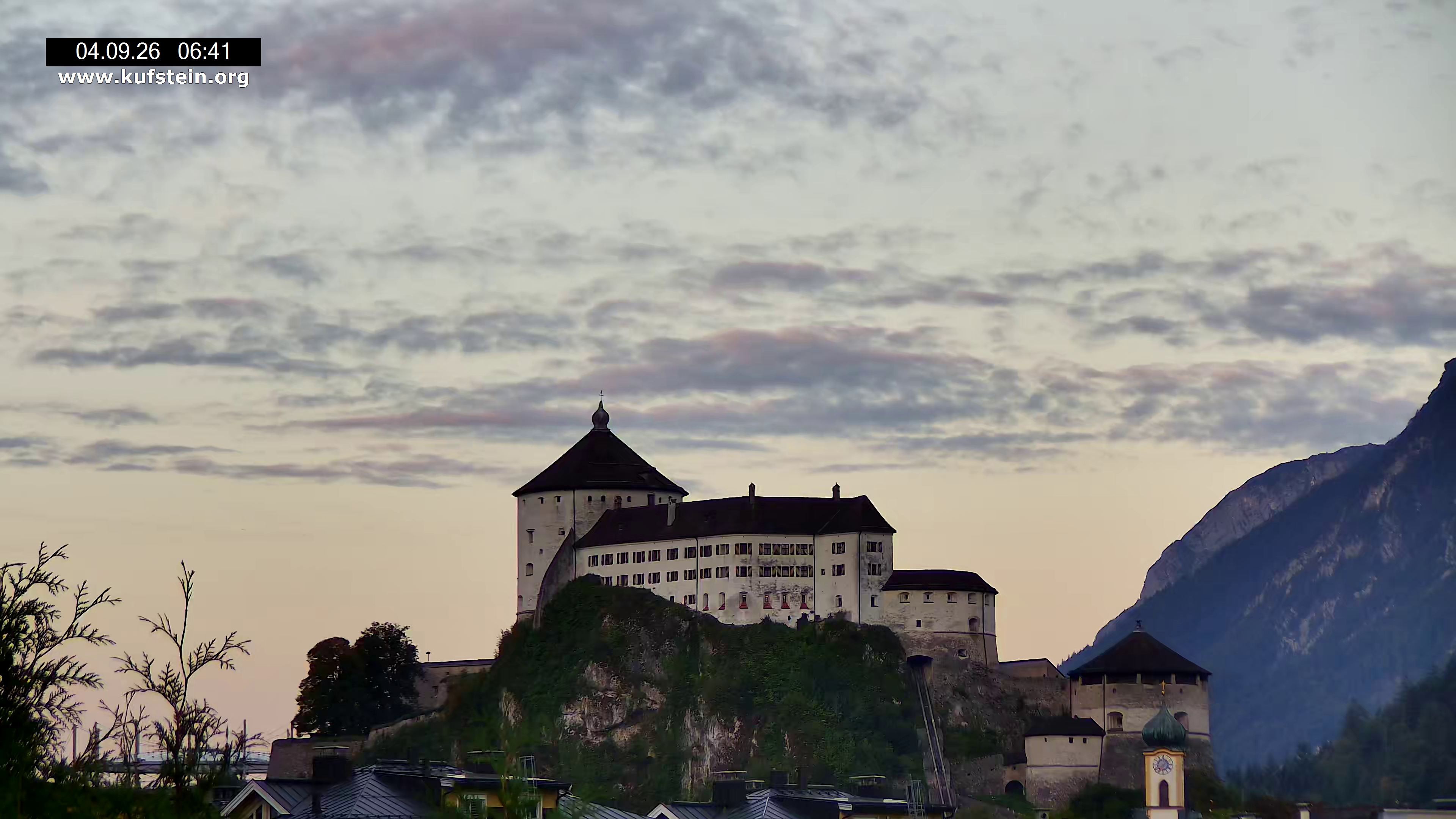 Archiv Foto Webcam Festung Kufstein