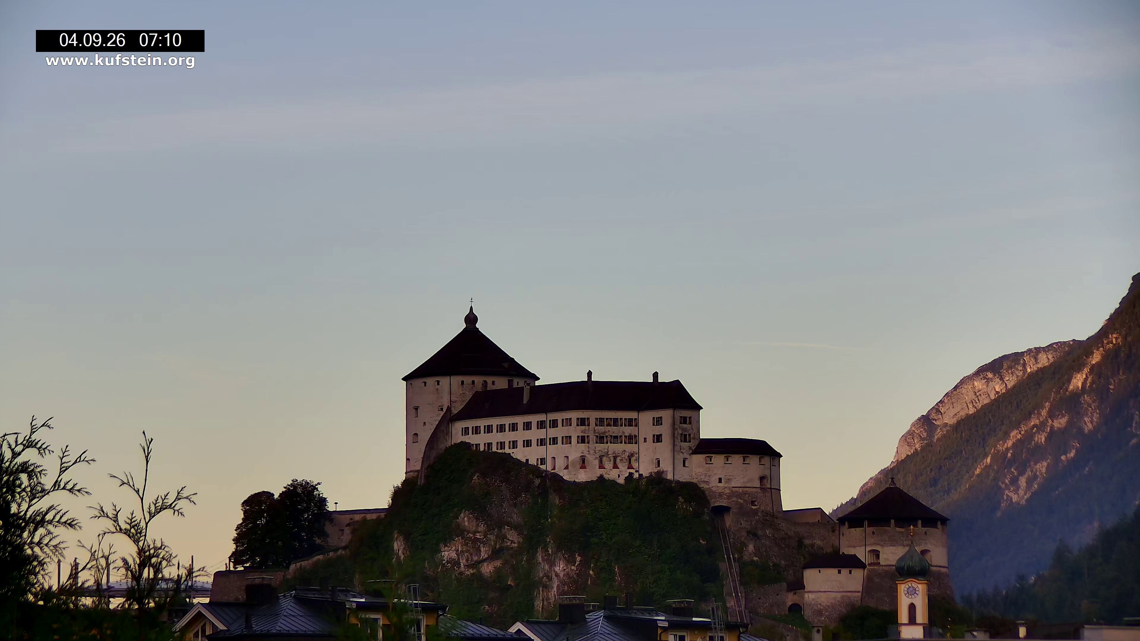 Archiv Foto Webcam Festung Kufstein