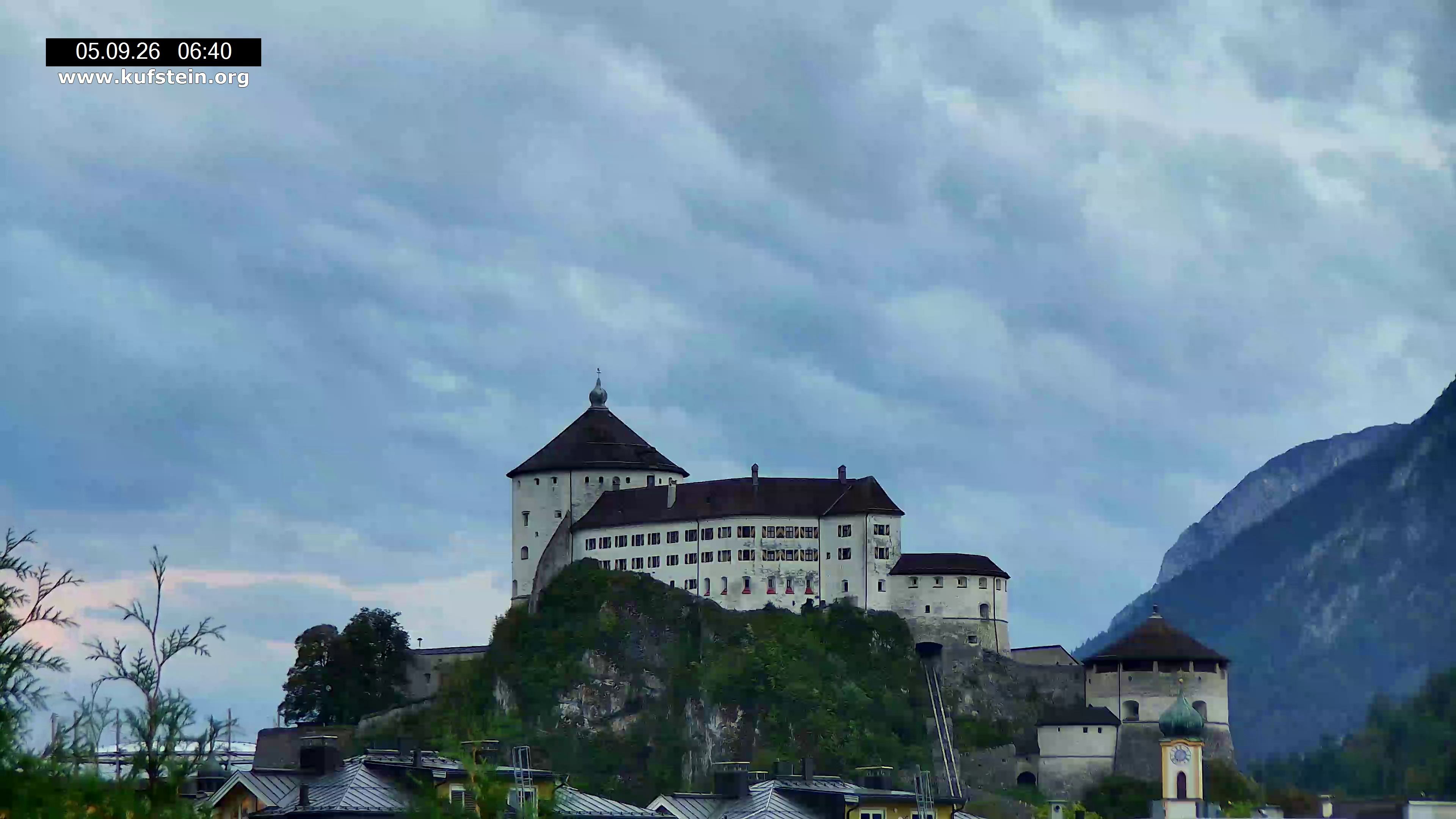 Archiv Foto Webcam Festung Kufstein