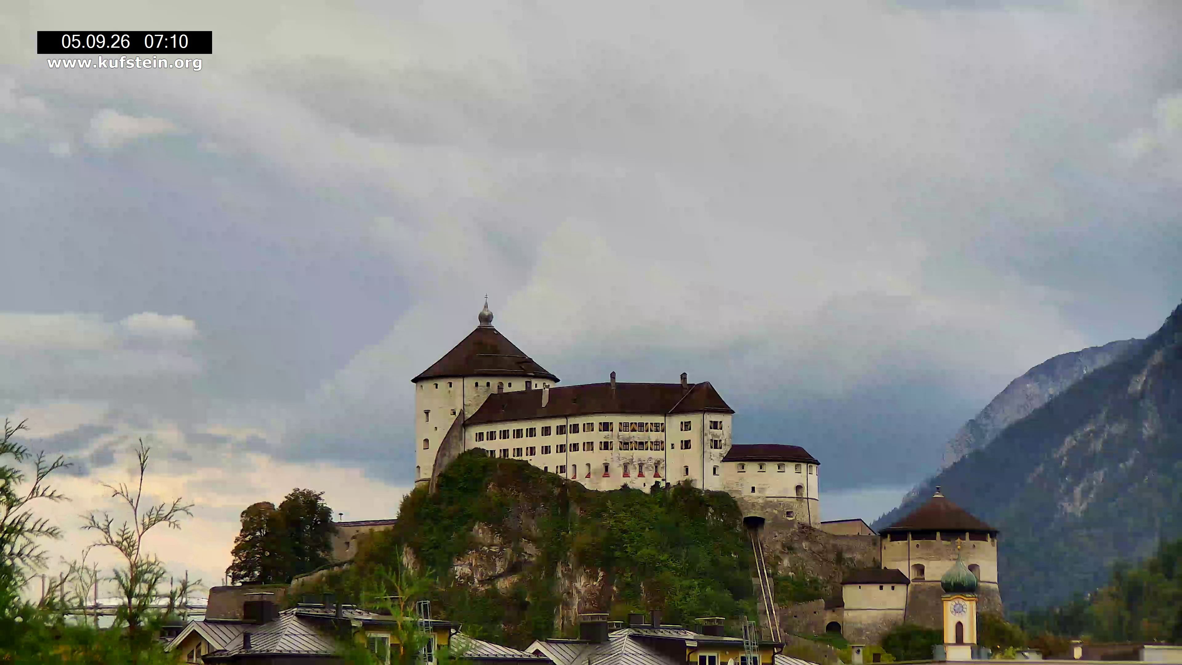 Archiv Foto Webcam Festung Kufstein