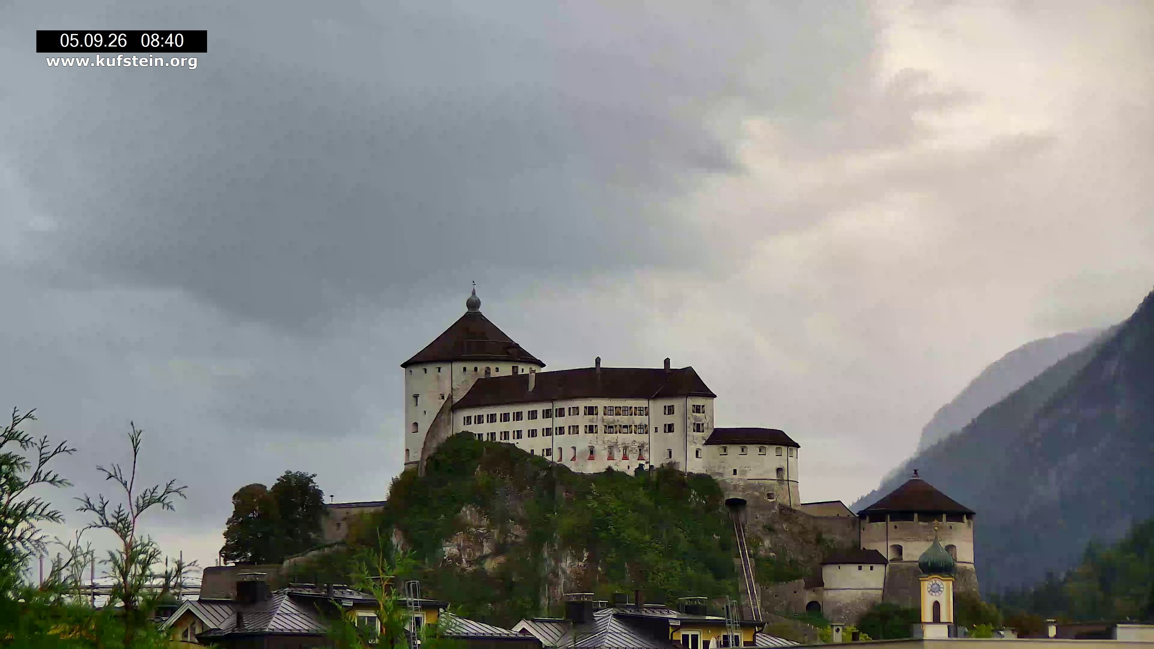 Archiv Foto Webcam Festung Kufstein