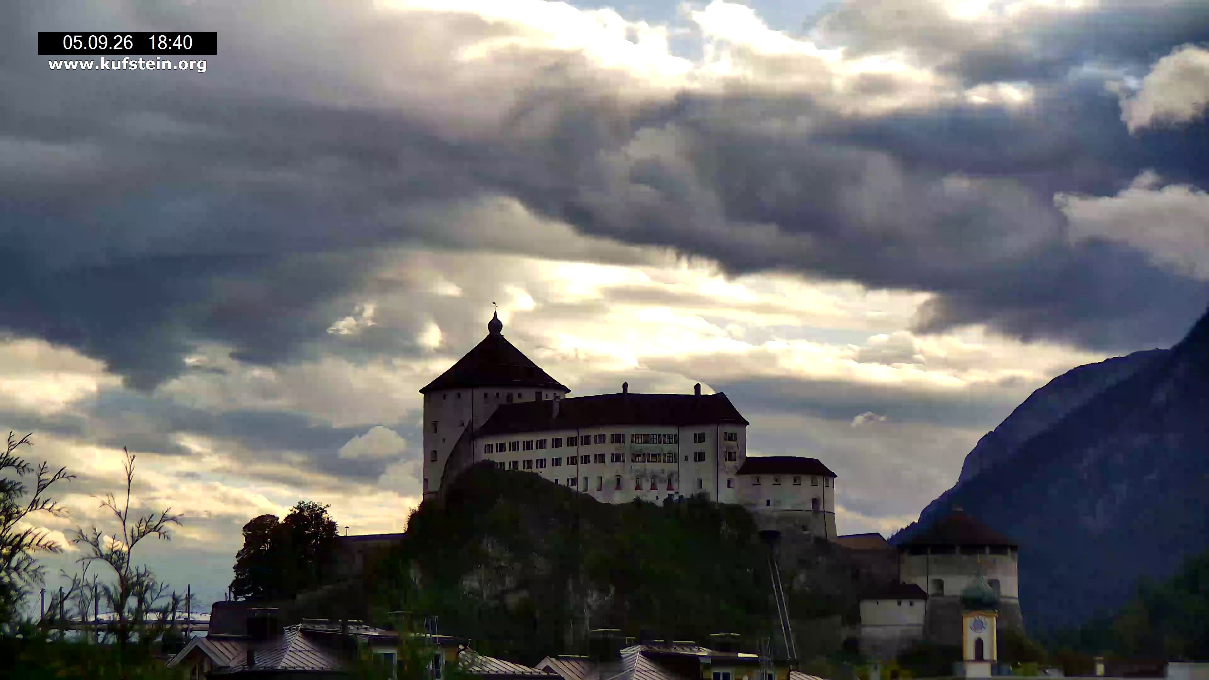 Archiv Foto Webcam Festung Kufstein