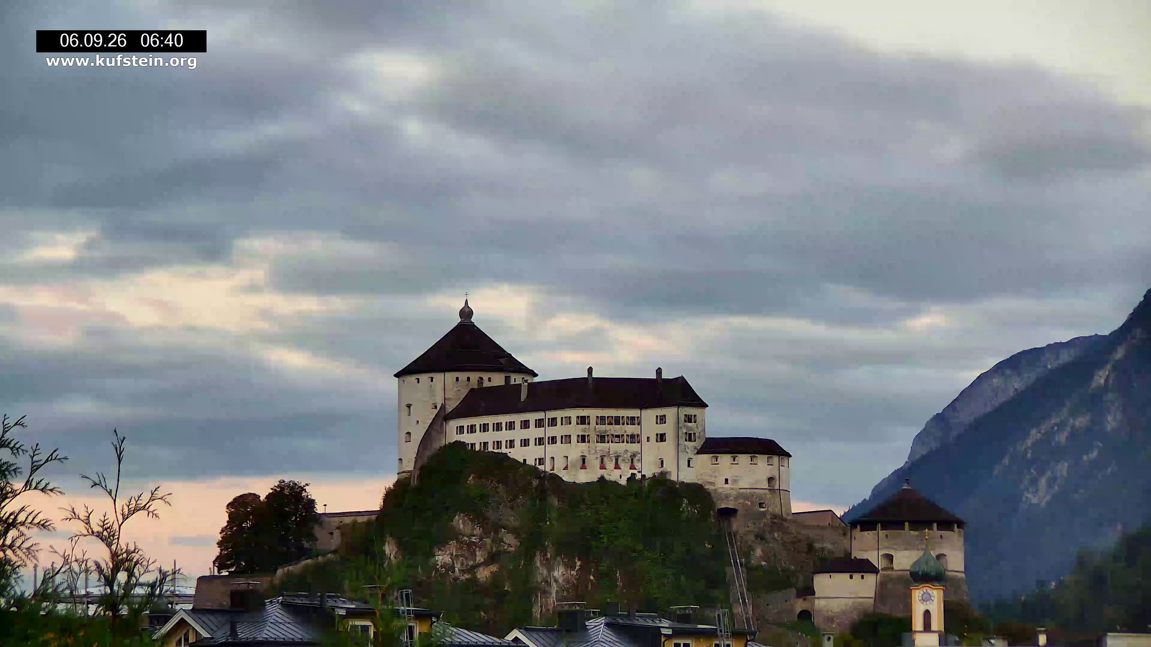 Archiv Foto Webcam Festung Kufstein