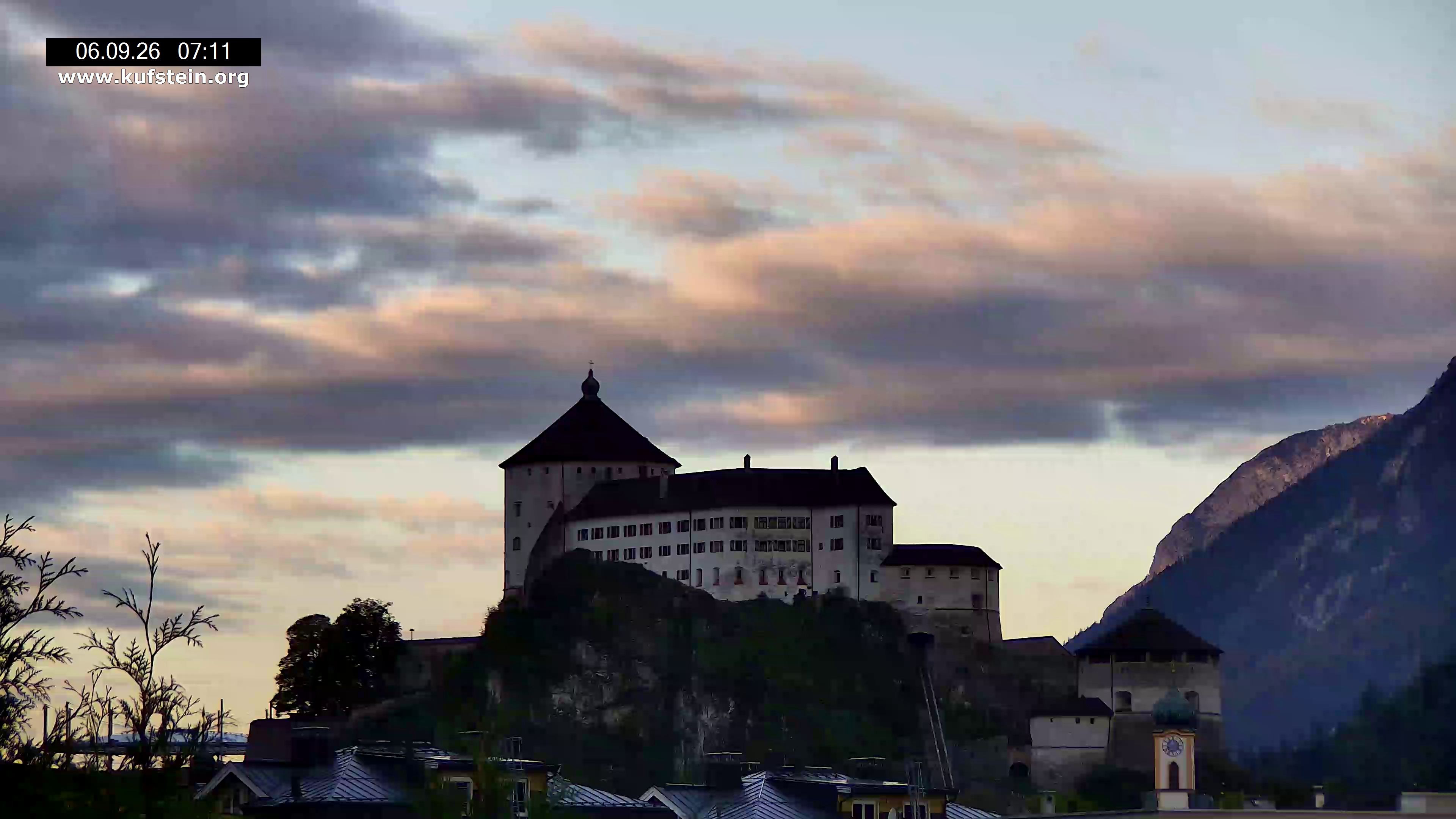 Archiv Foto Webcam Festung Kufstein