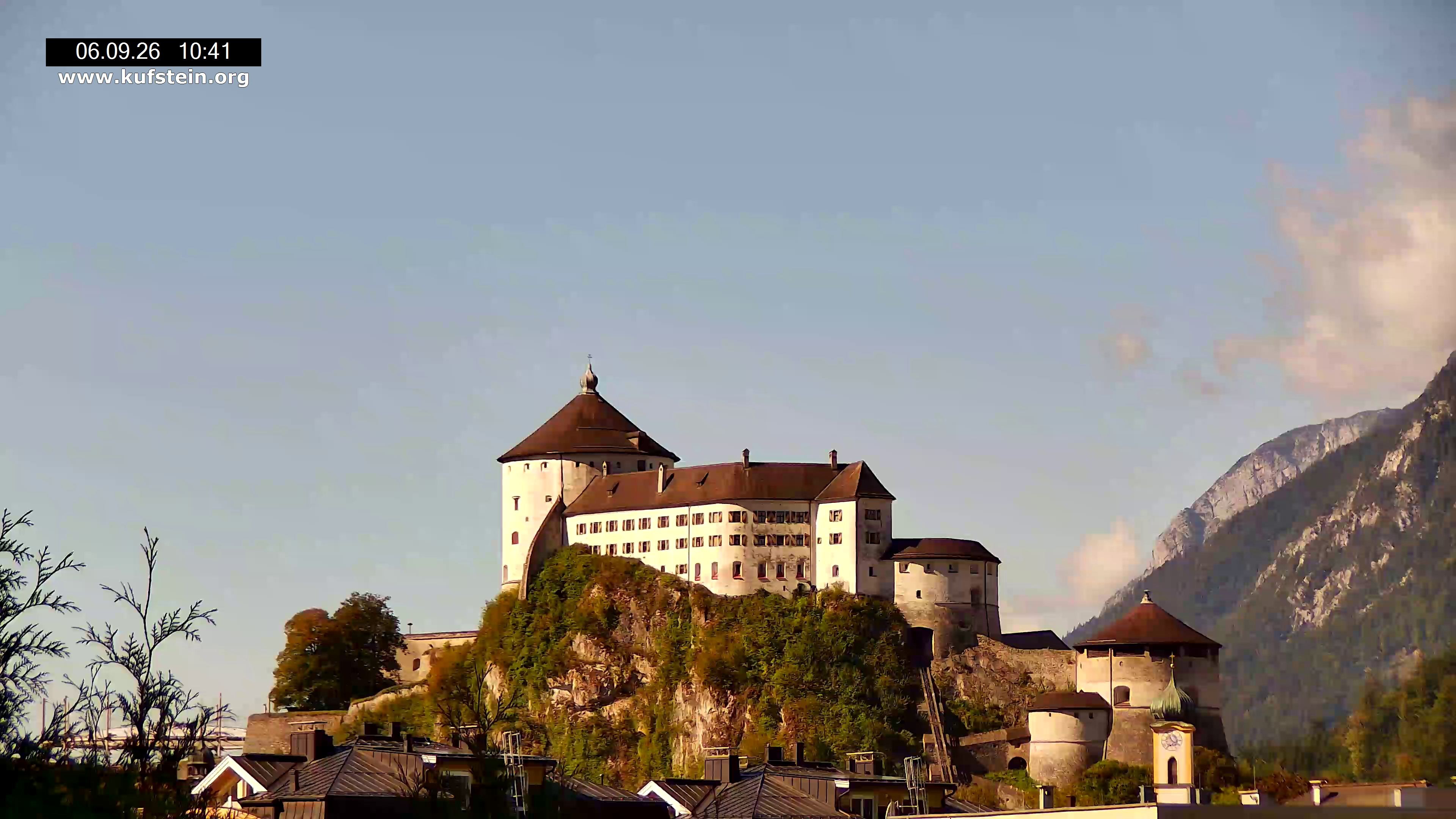 Archiv Foto Webcam Festung Kufstein