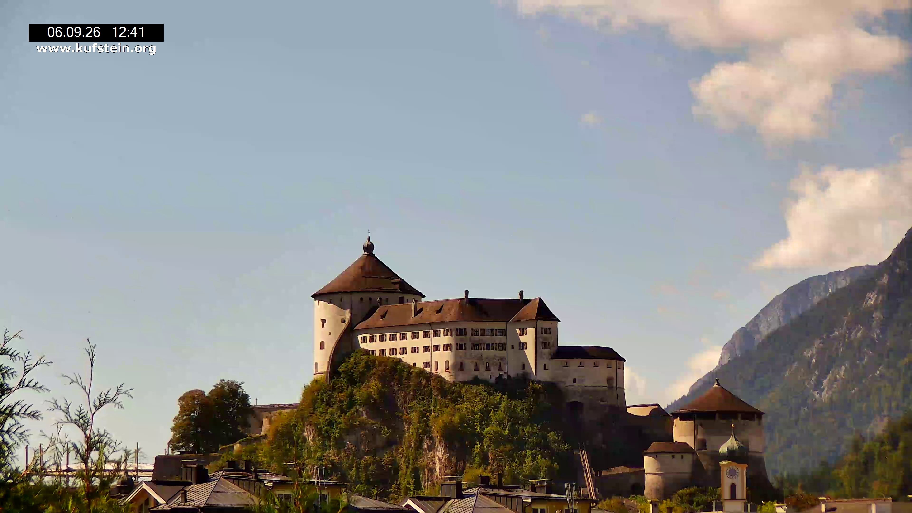 Archiv Foto Webcam Festung Kufstein