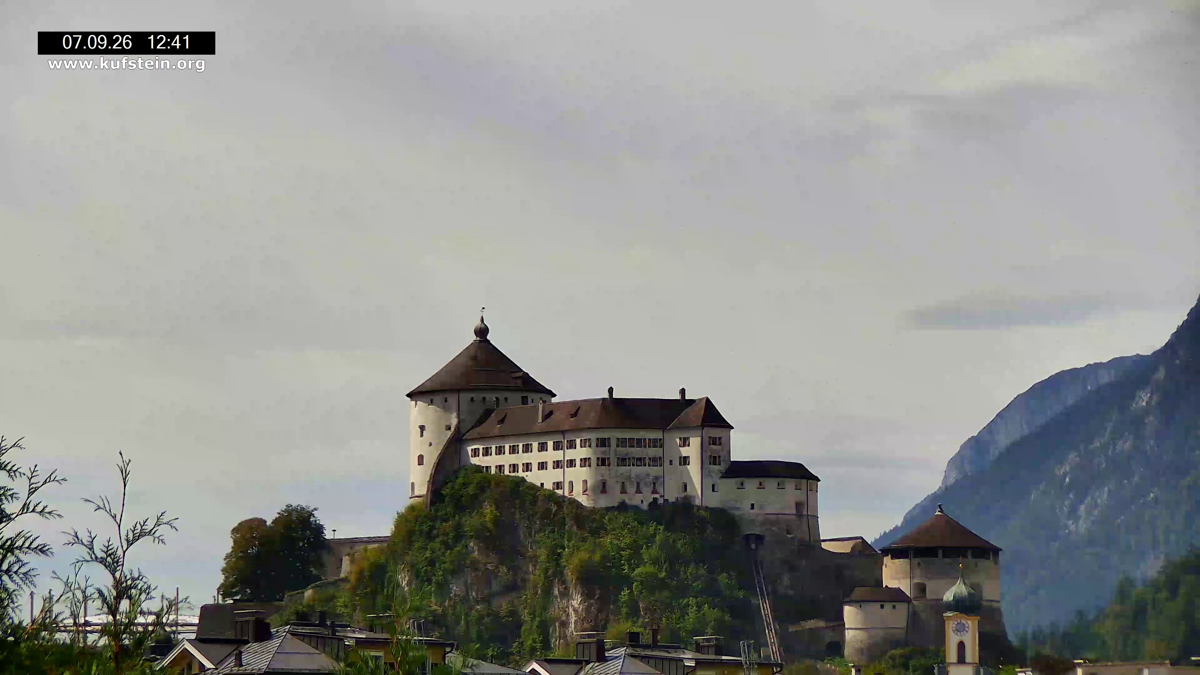Archiv Foto Webcam Festung Kufstein