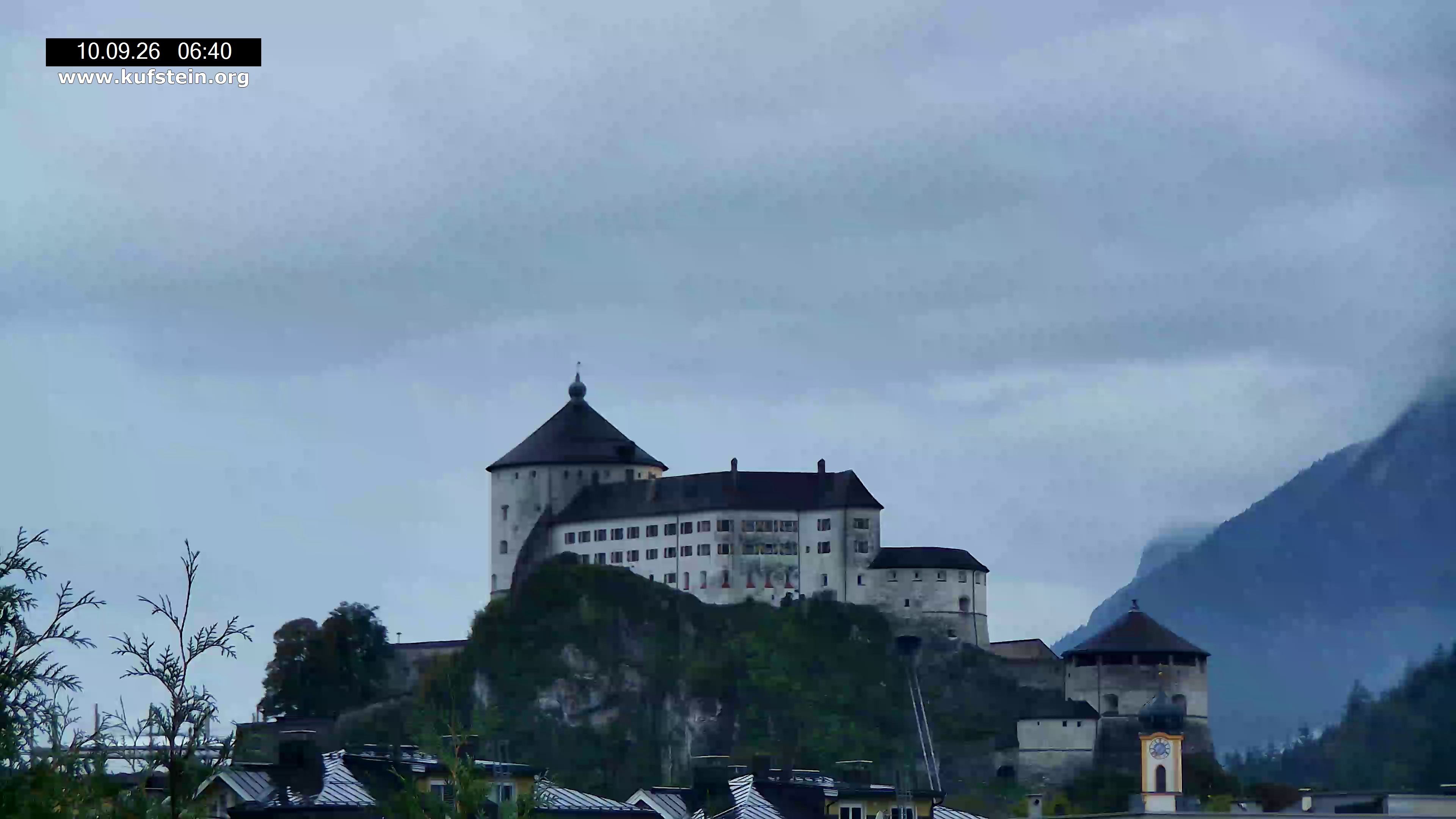 Archived image Webcam Kufstein Fortress