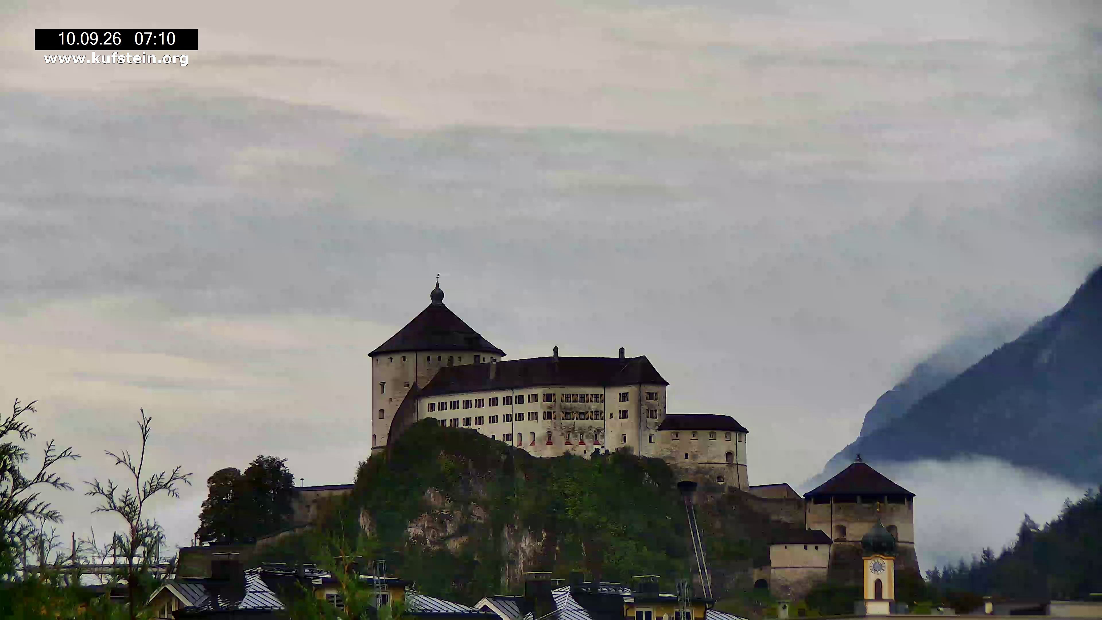Archived image Webcam Kufstein Fortress
