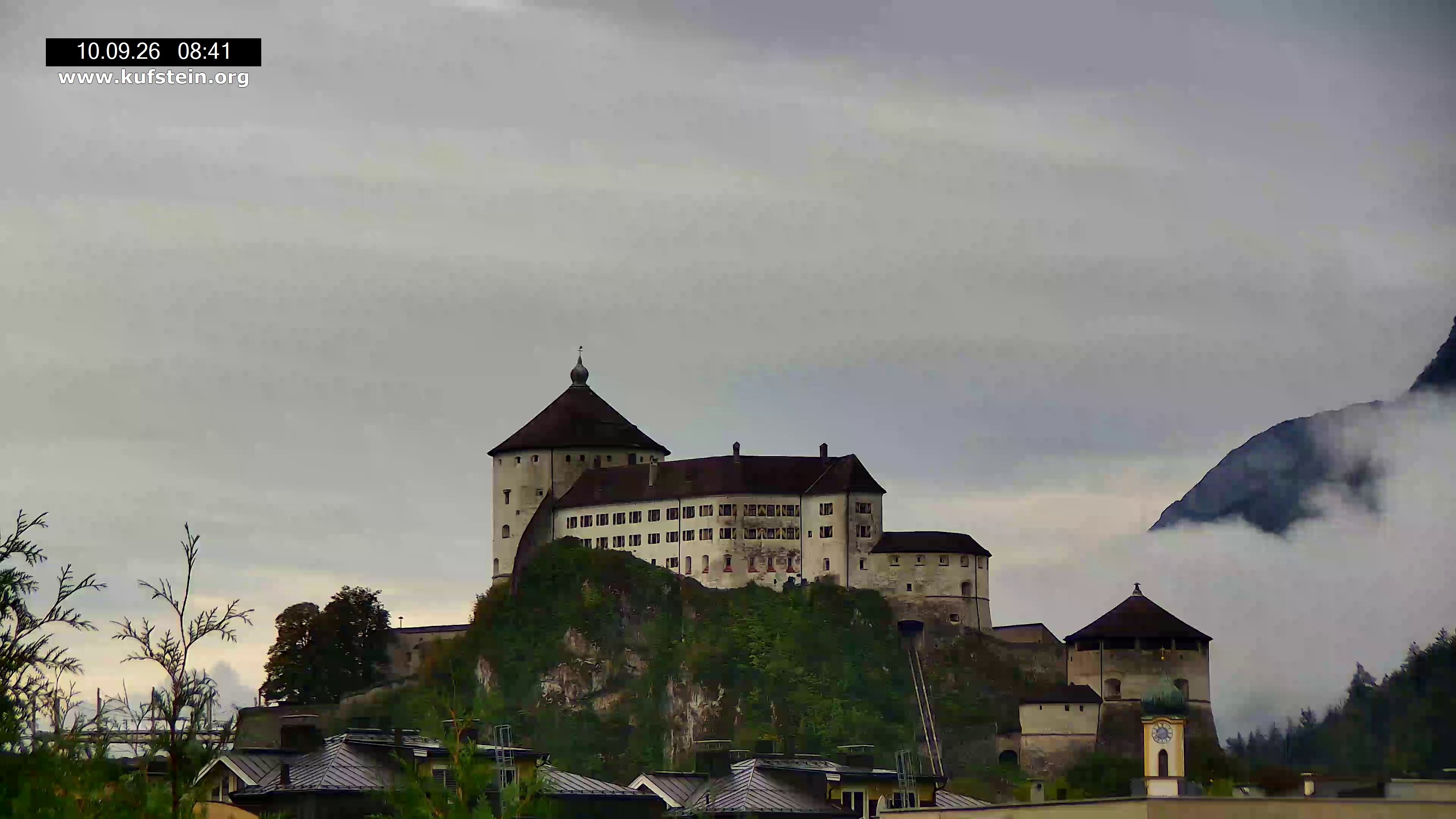 Archived image Webcam Kufstein Fortress