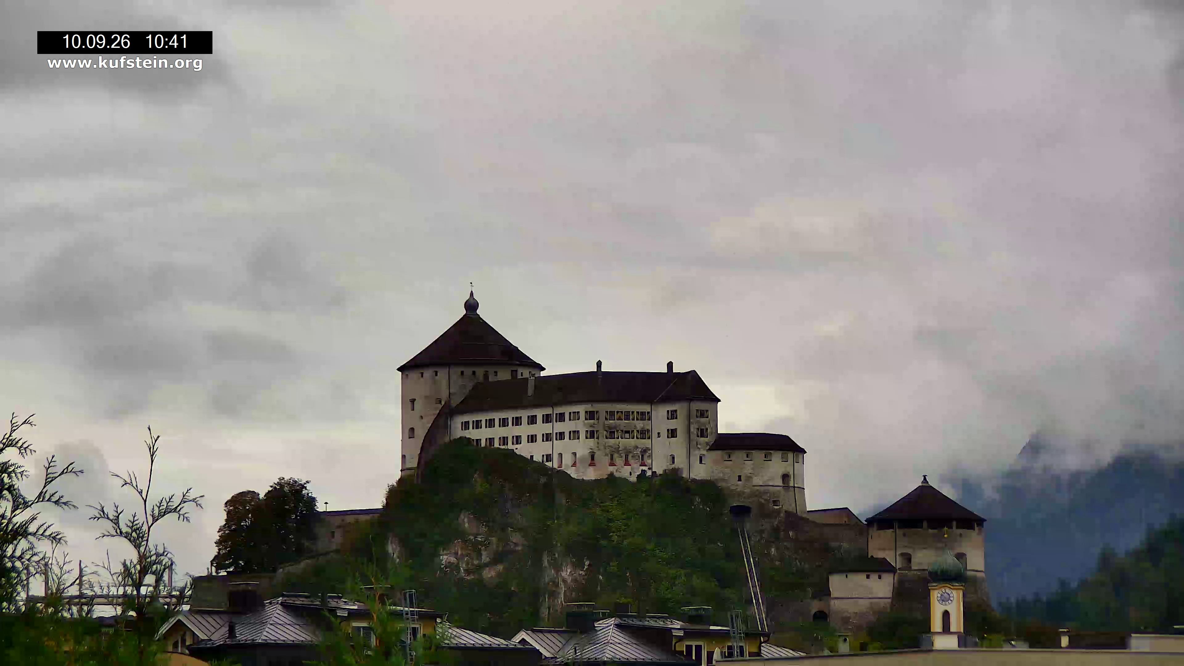 Archived image Webcam Kufstein Fortress