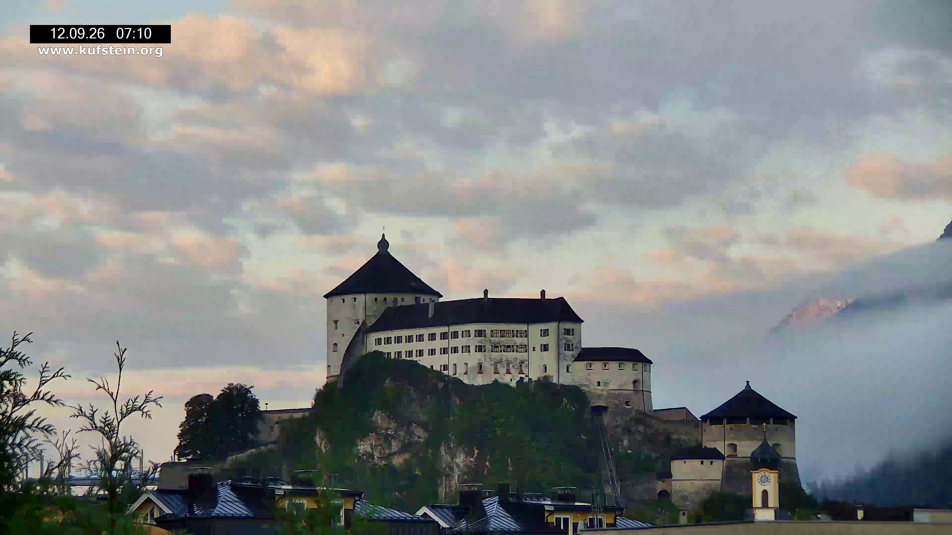 Archiv Foto Webcam Festung Kufstein