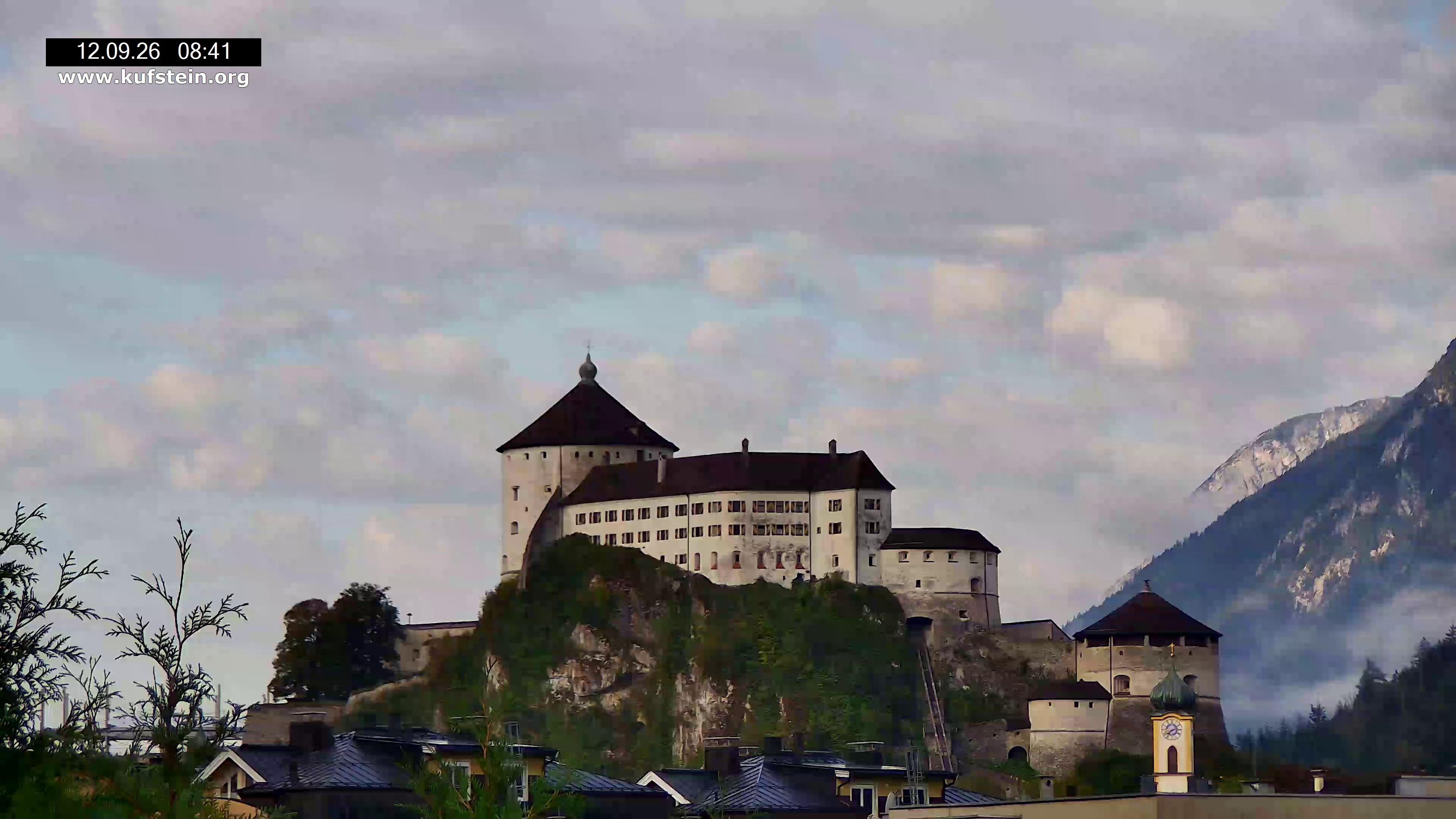 Archiv Foto Webcam Festung Kufstein