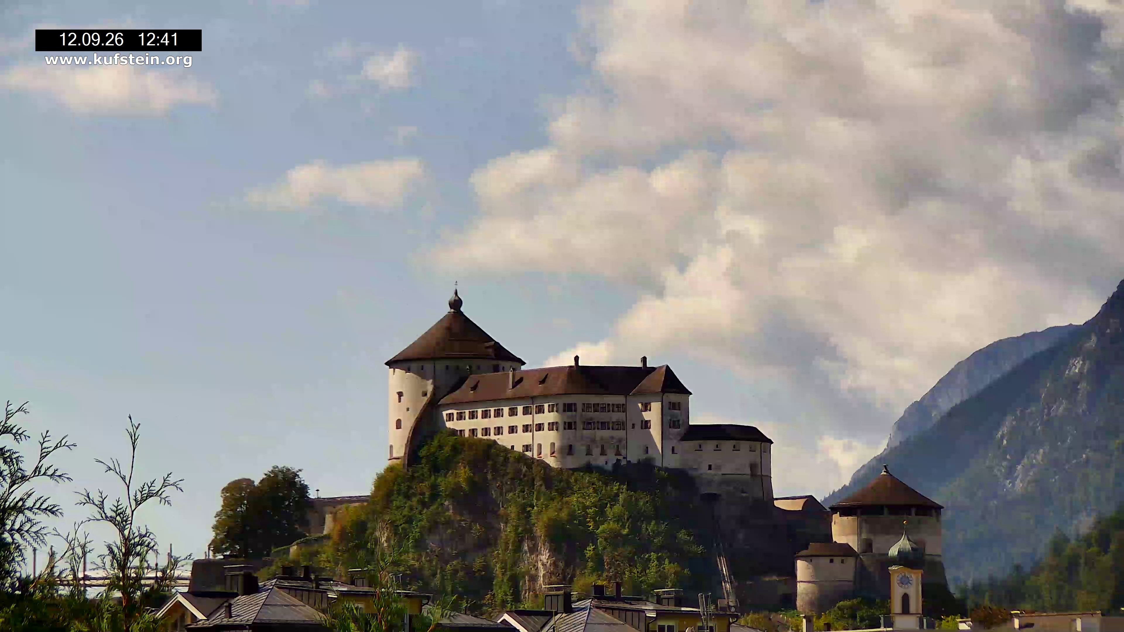 Archiv Foto Webcam Festung Kufstein