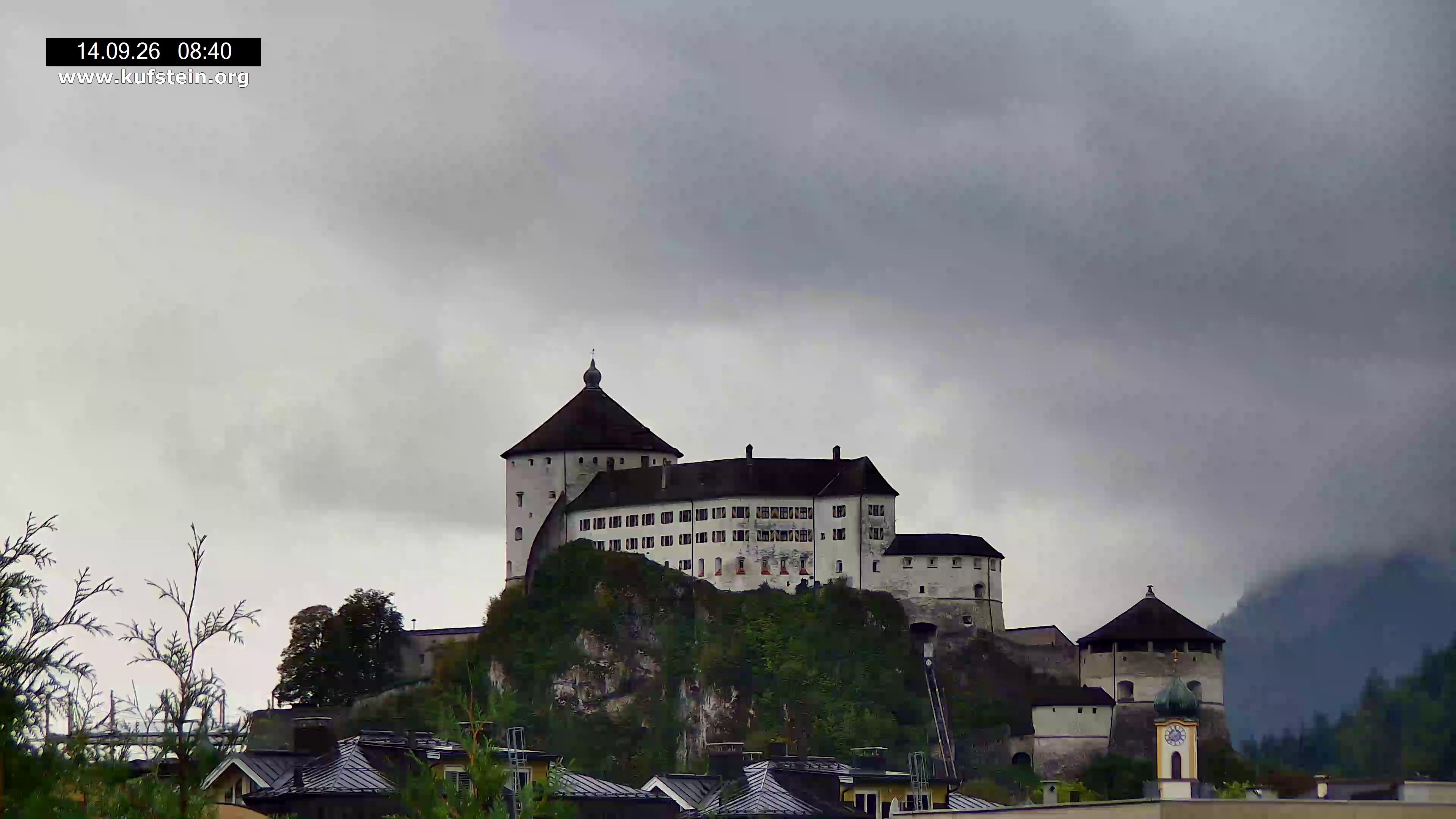 Archiv Foto Webcam Festung Kufstein