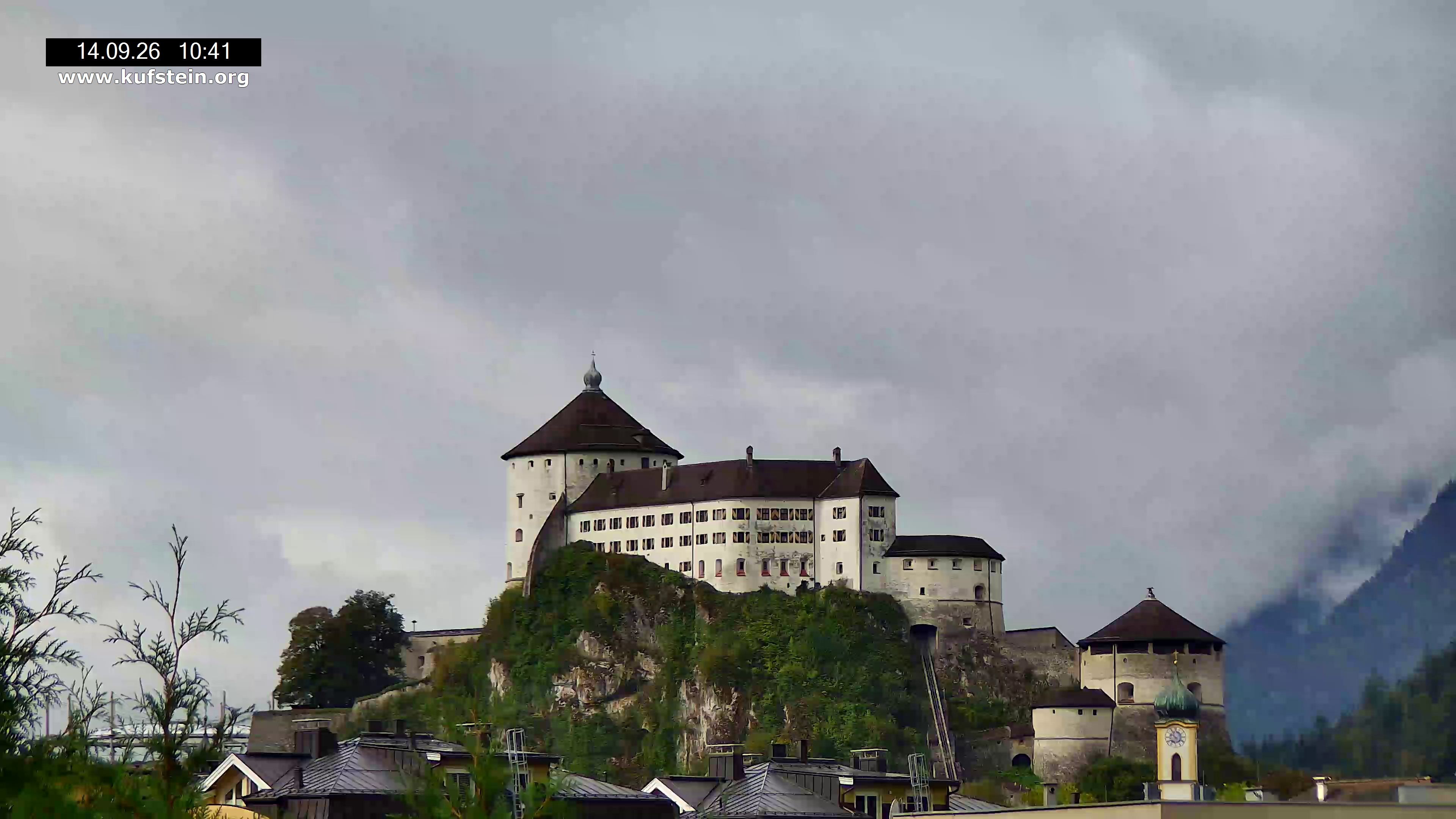 Archiv Foto Webcam Festung Kufstein