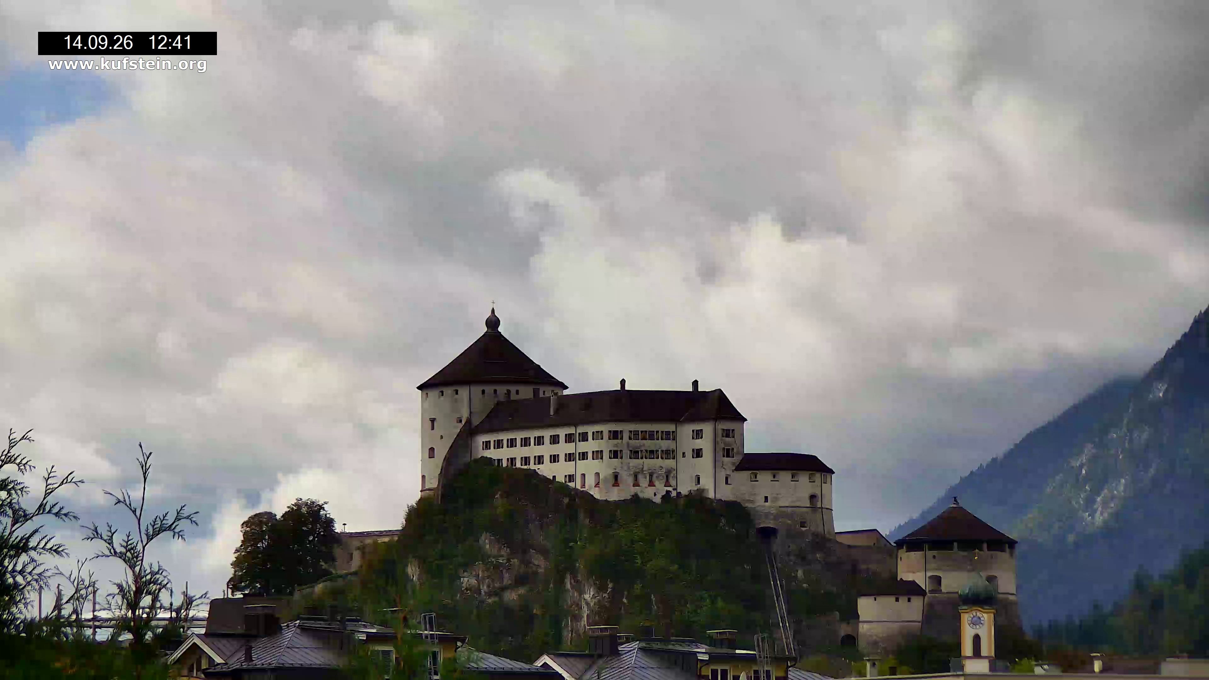 Archiv Foto Webcam Festung Kufstein