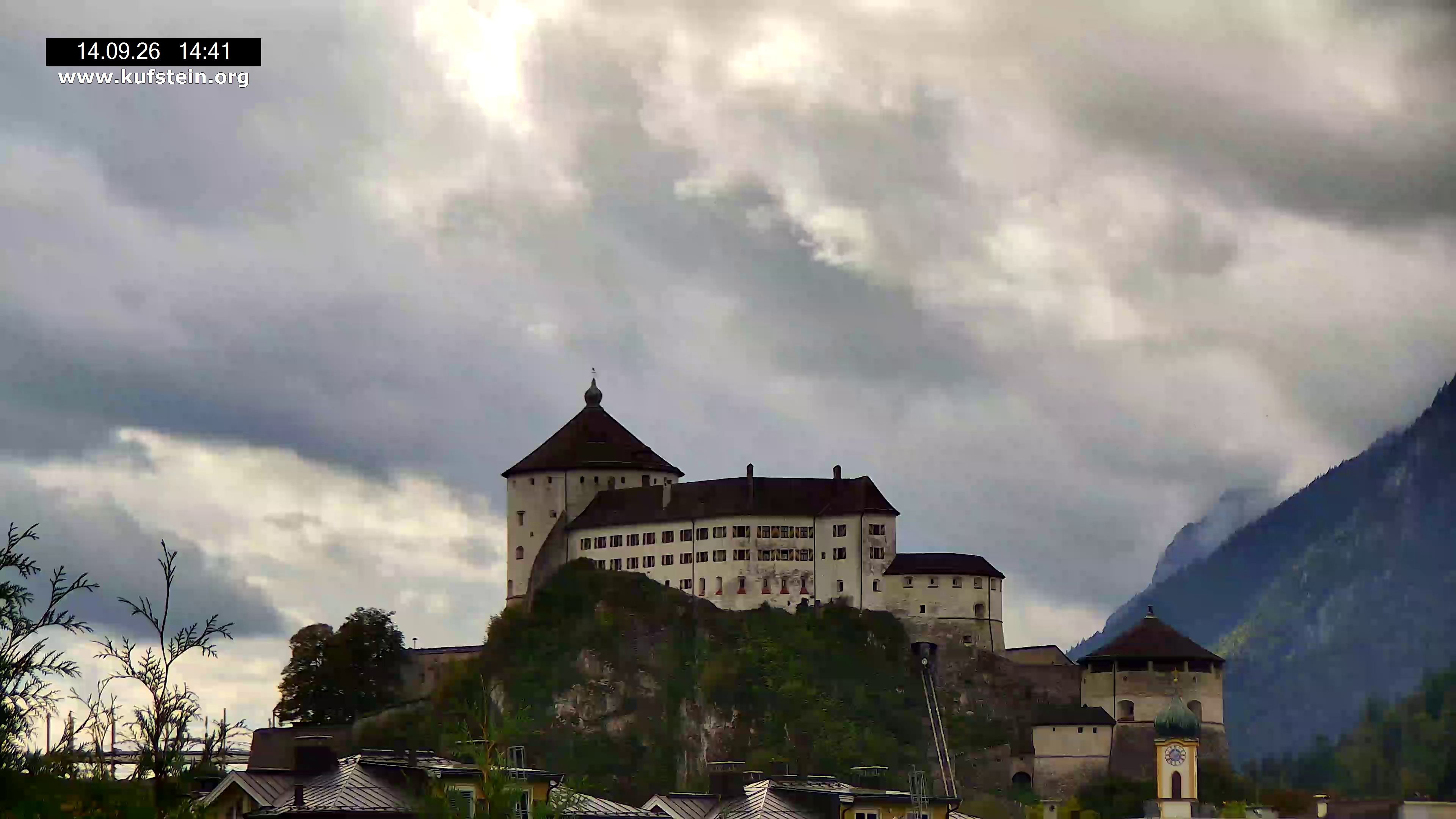 Archiv Foto Webcam Festung Kufstein