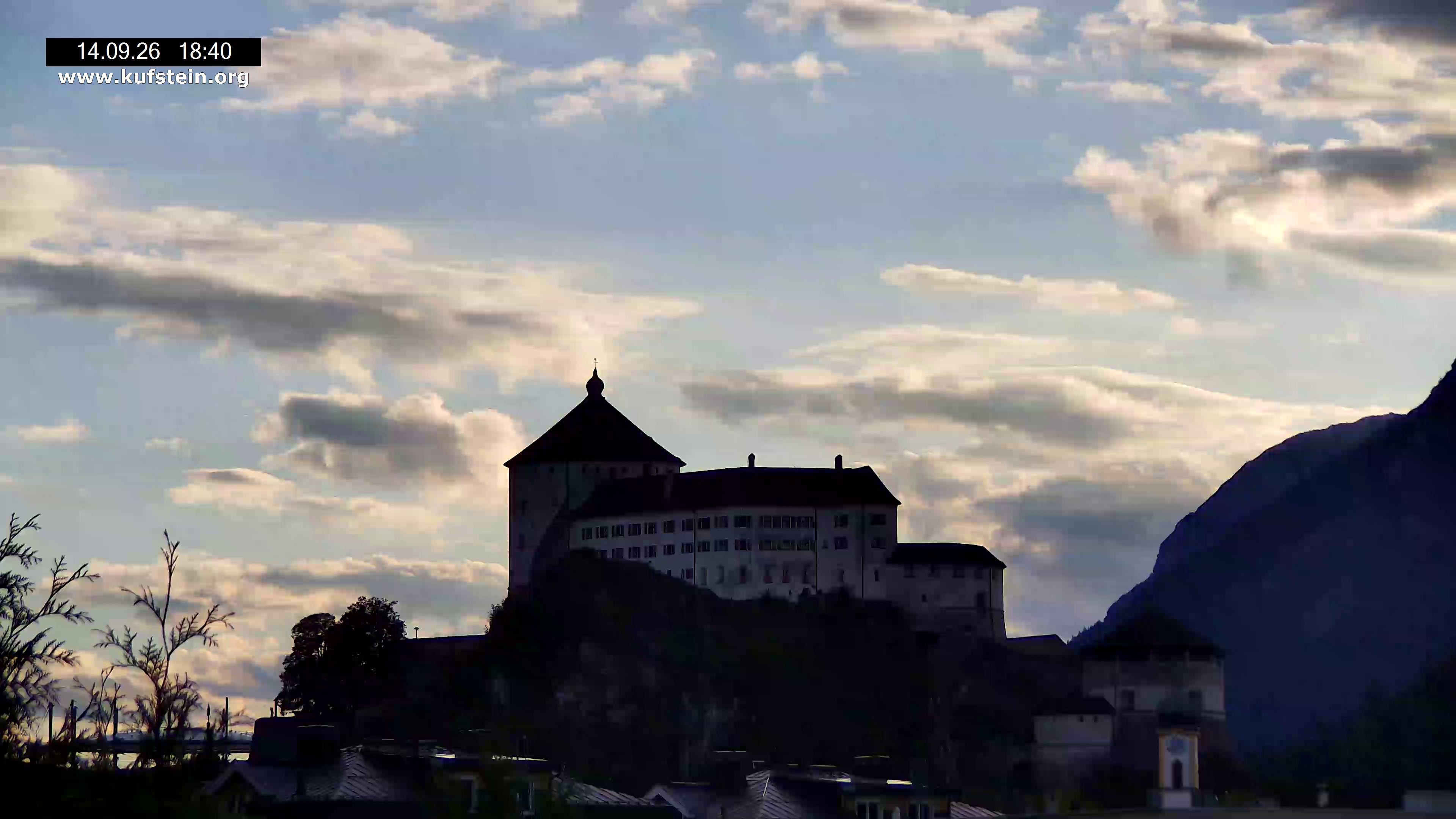 Archiv Foto Webcam Festung Kufstein
