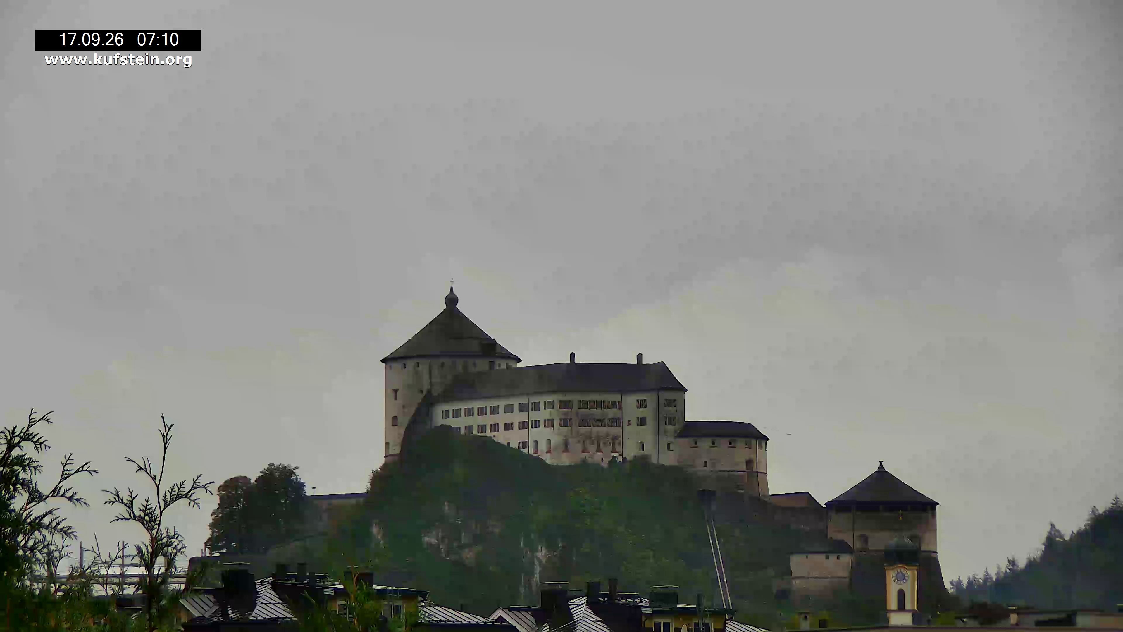 Archived image Webcam Kufstein Fortress