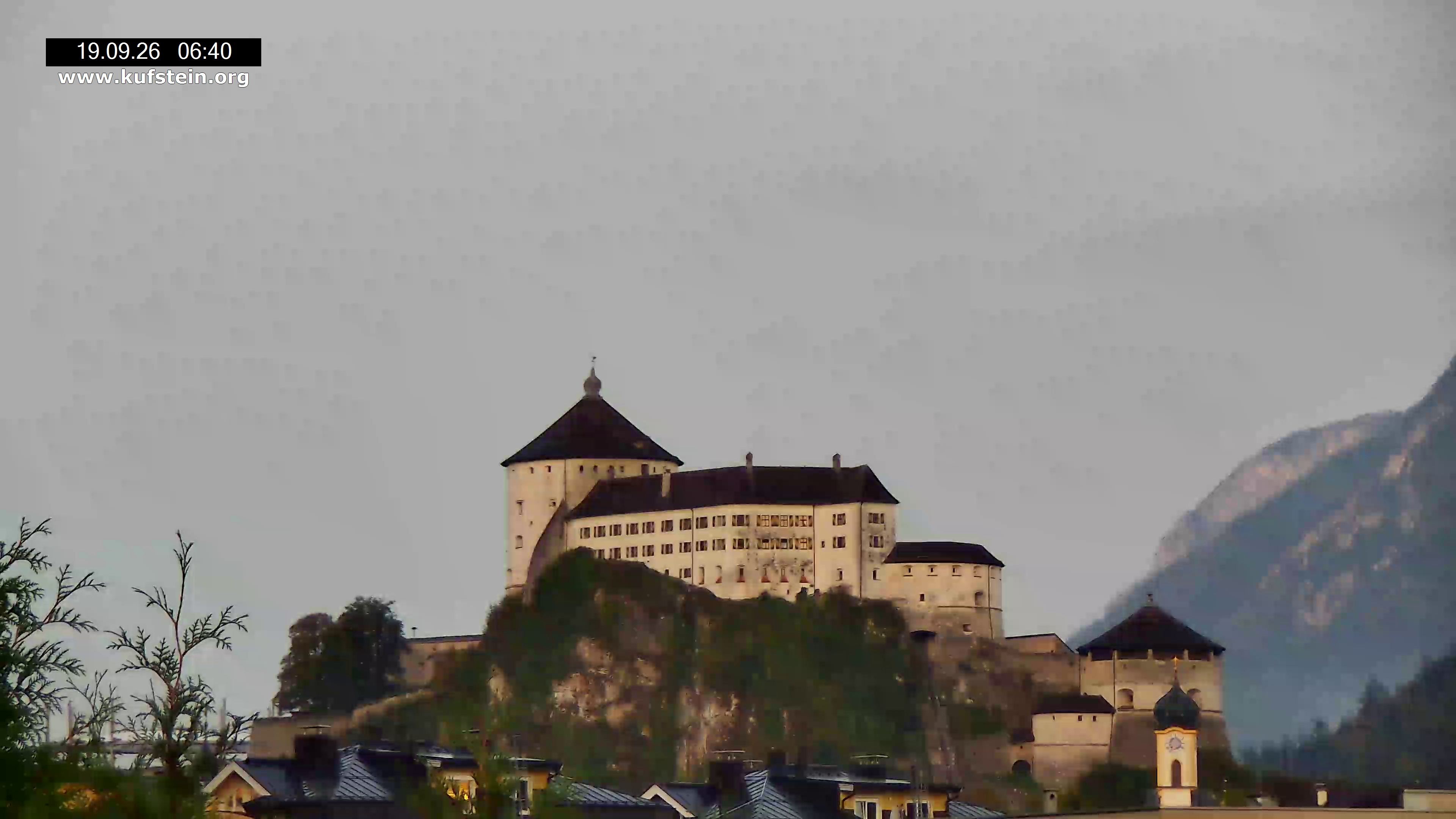 Archived image Webcam Kufstein Fortress