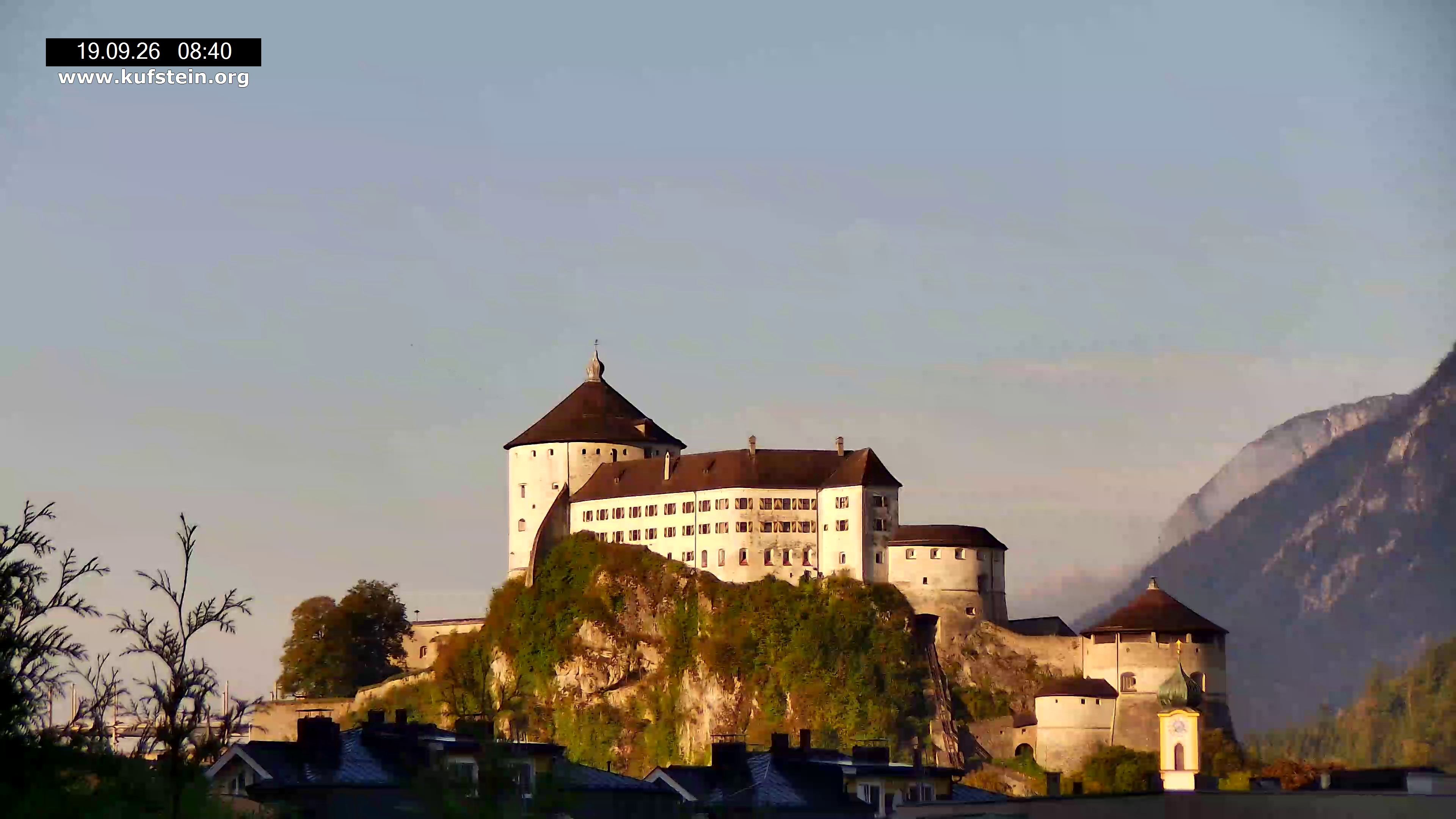Archived image Webcam Kufstein Fortress