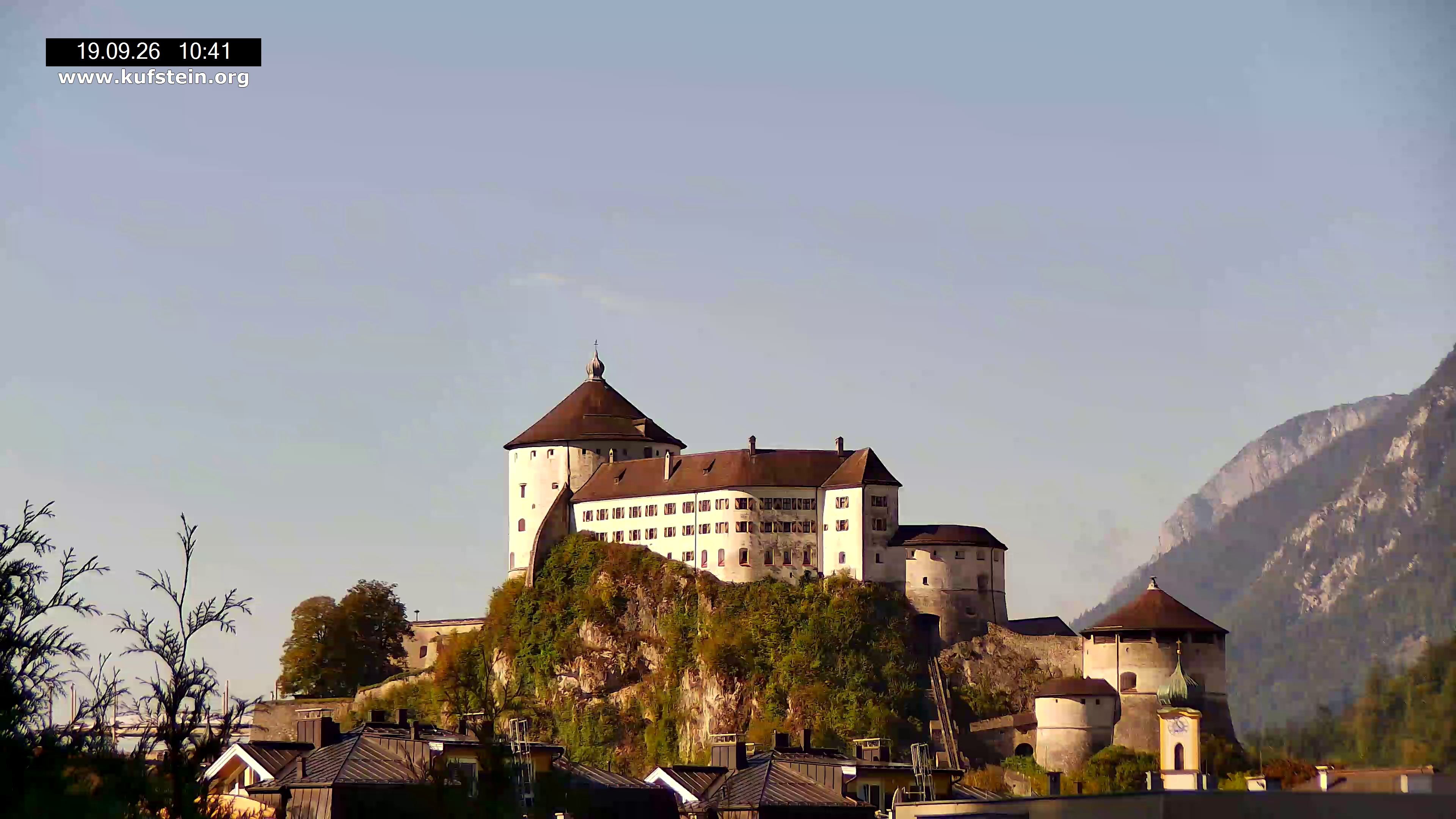 Archived image Webcam Kufstein Fortress