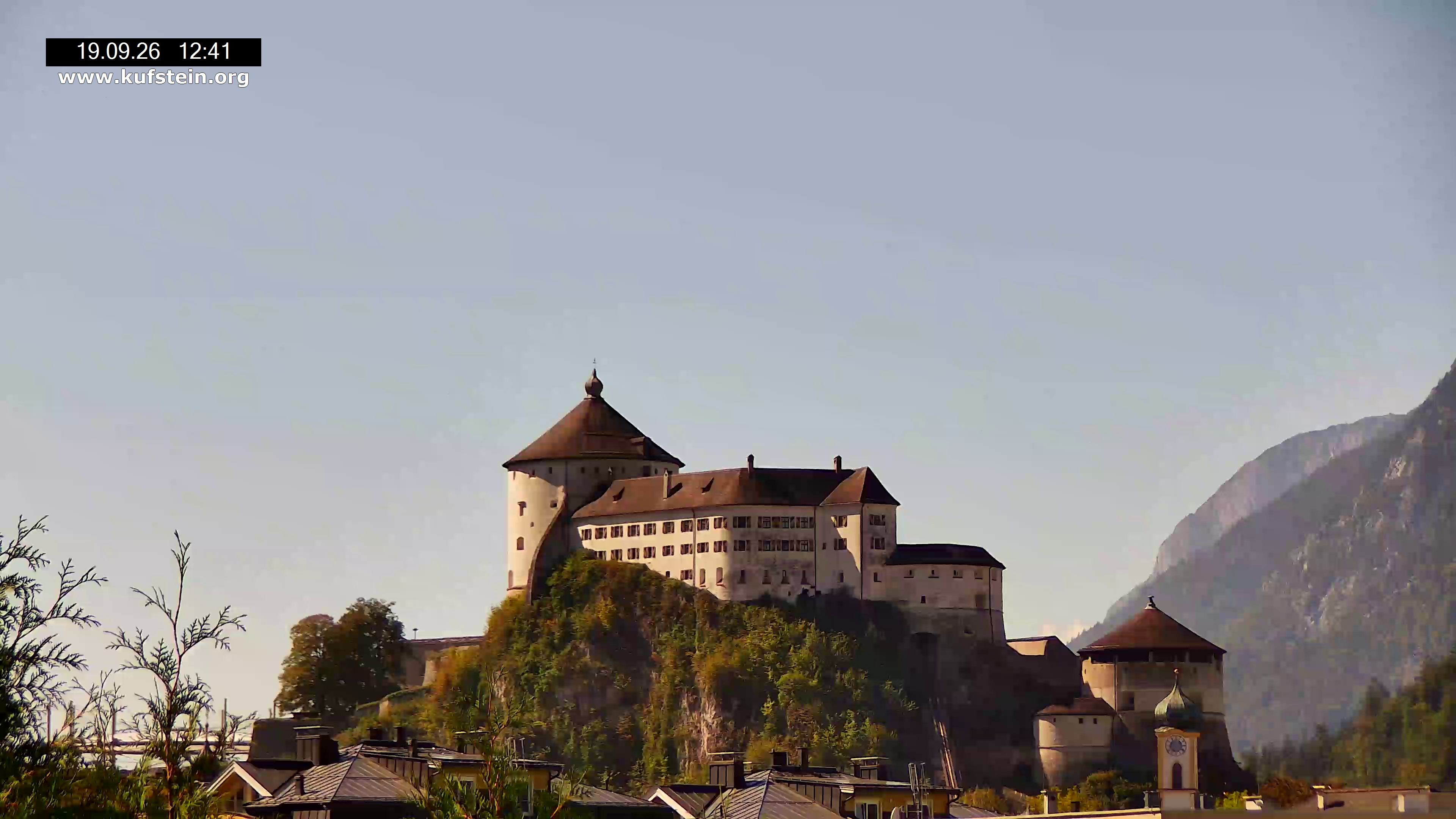 Archived image Webcam Kufstein Fortress