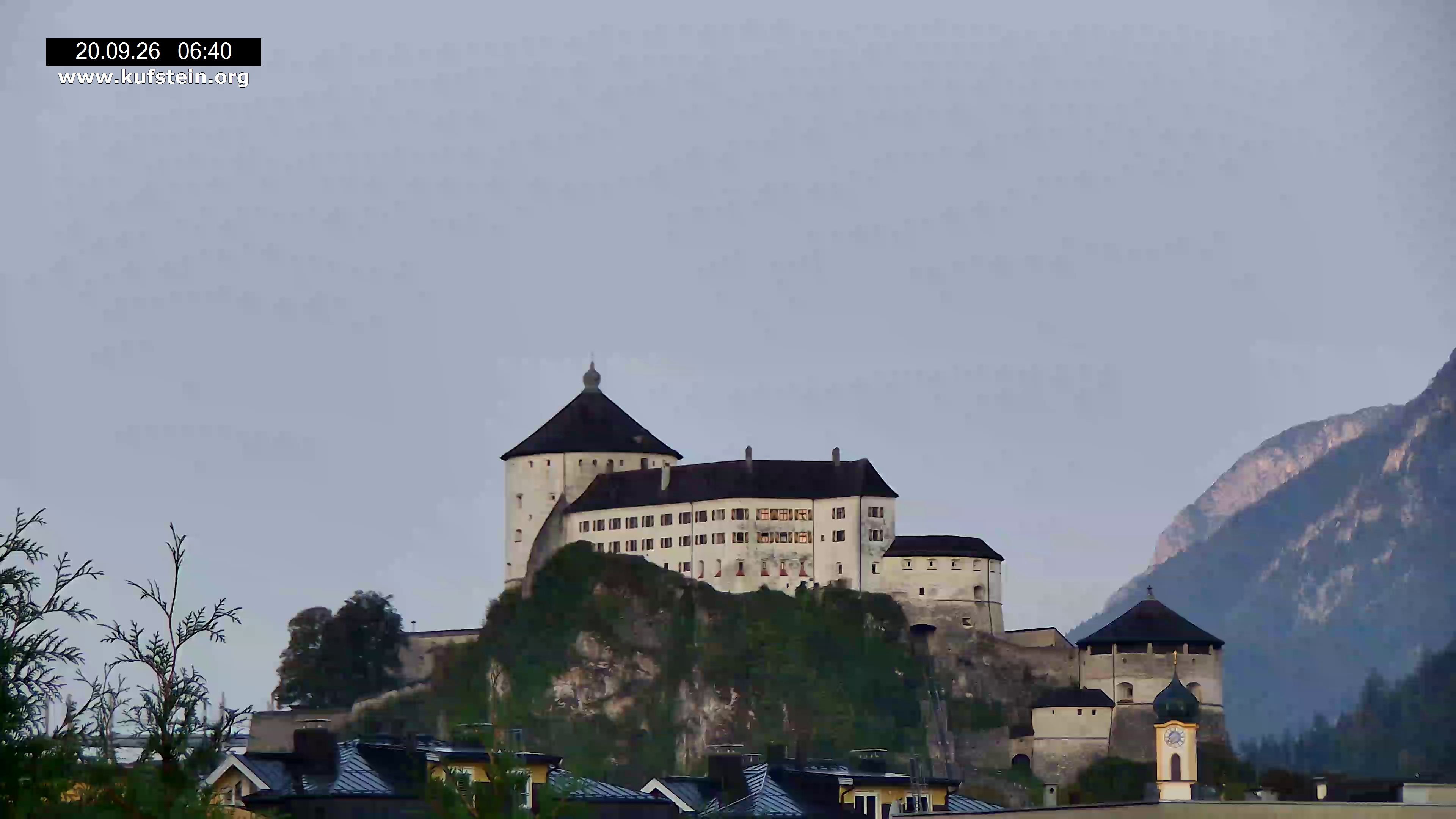 Archiv Foto Webcam Festung Kufstein