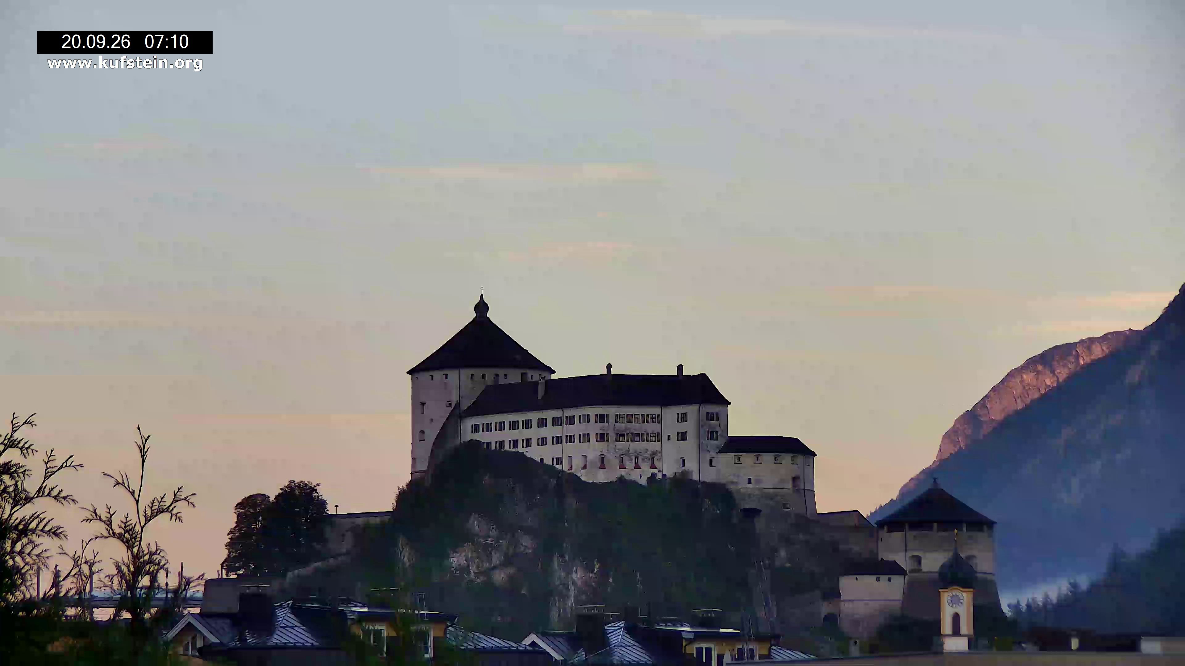 Archiv Foto Webcam Festung Kufstein