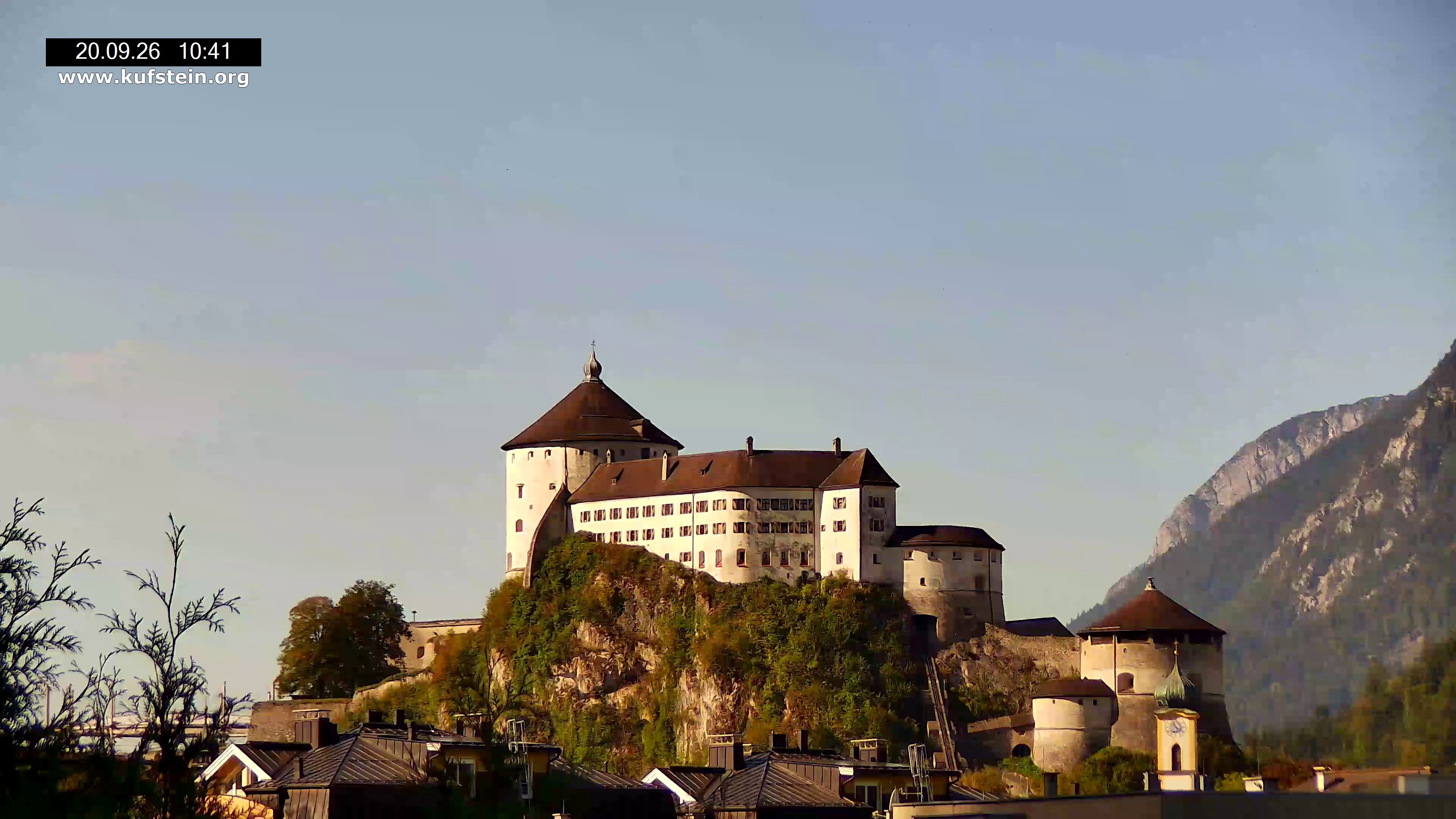 Archiv Foto Webcam Festung Kufstein
