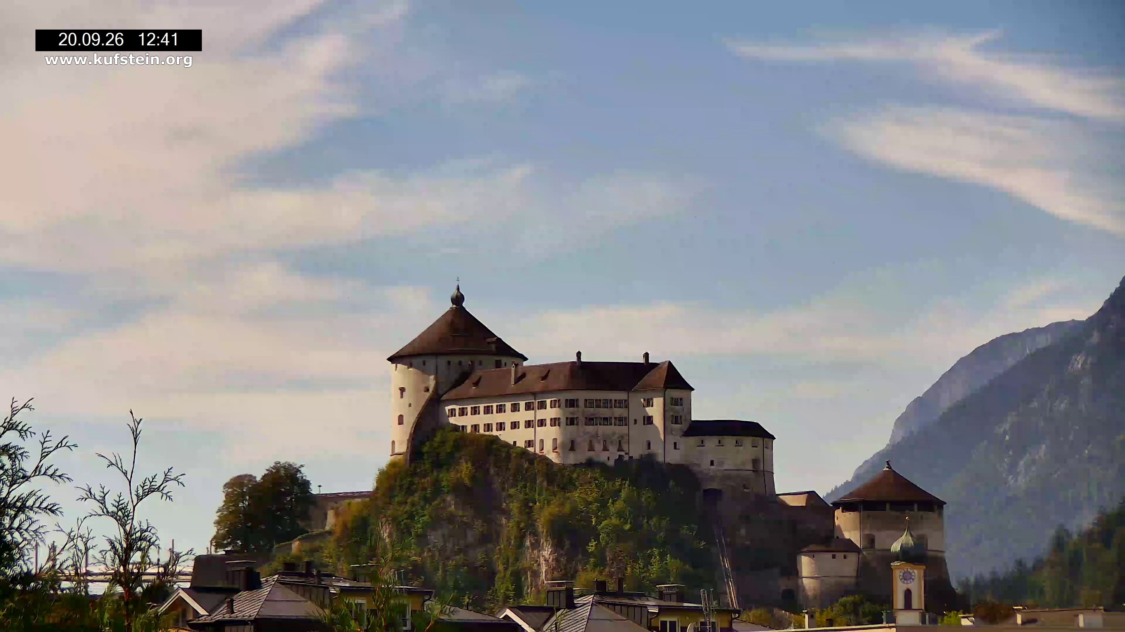 Archiv Foto Webcam Festung Kufstein