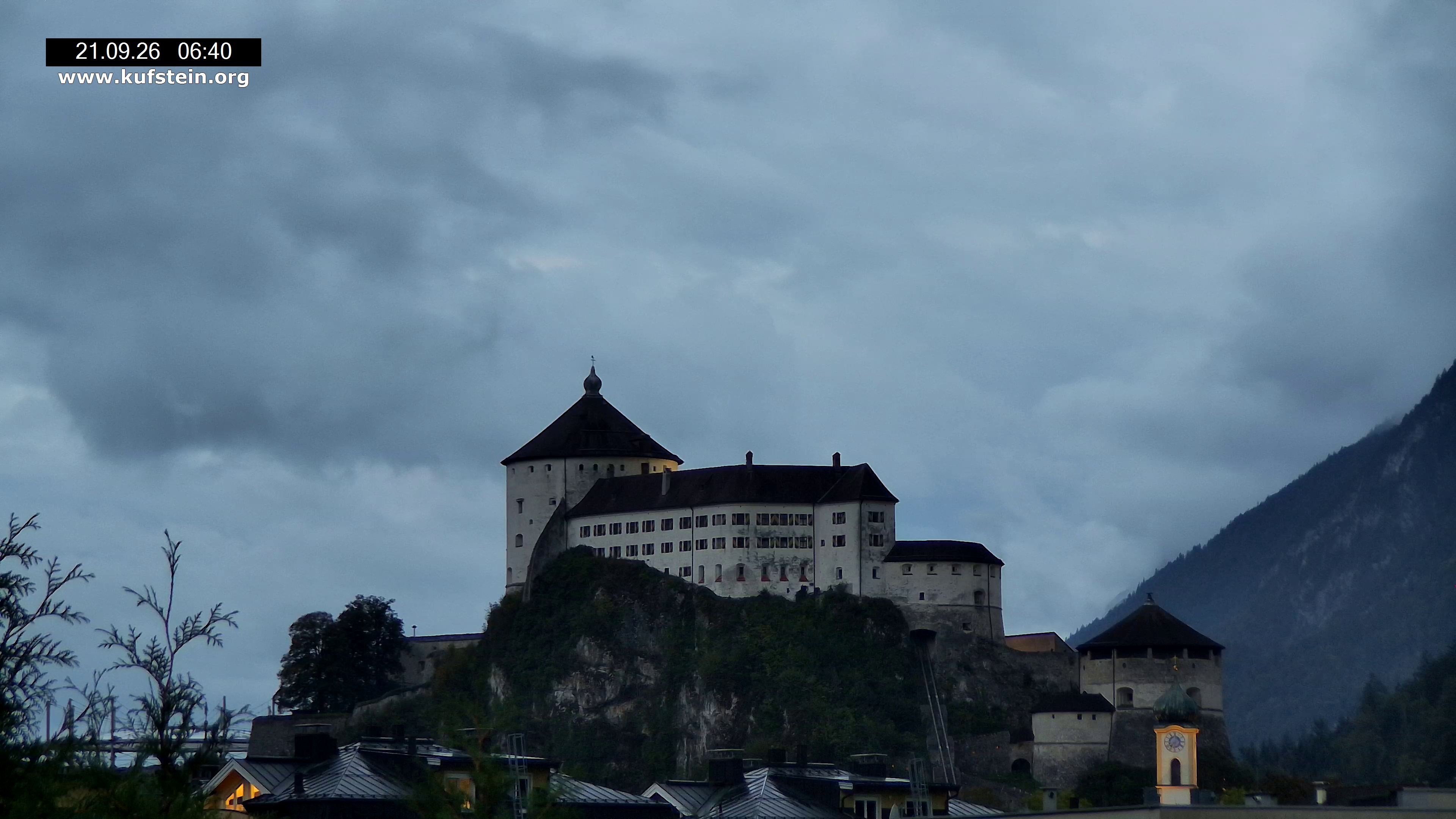 Archived image Webcam Kufstein Fortress