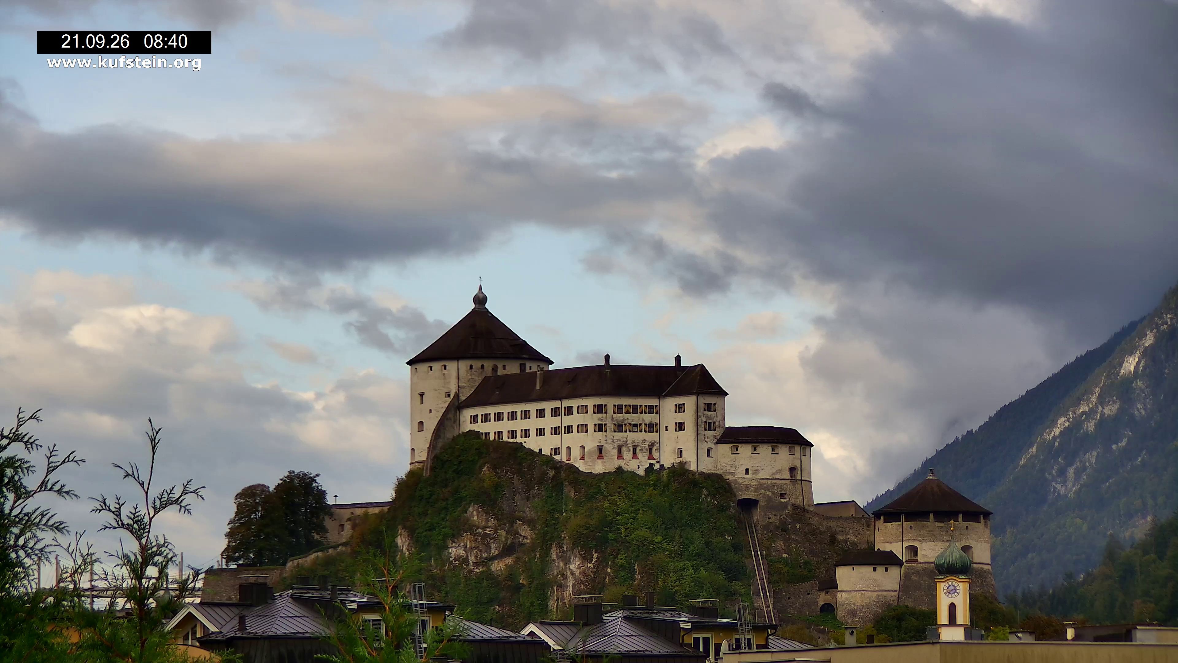 Archived image Webcam Kufstein Fortress