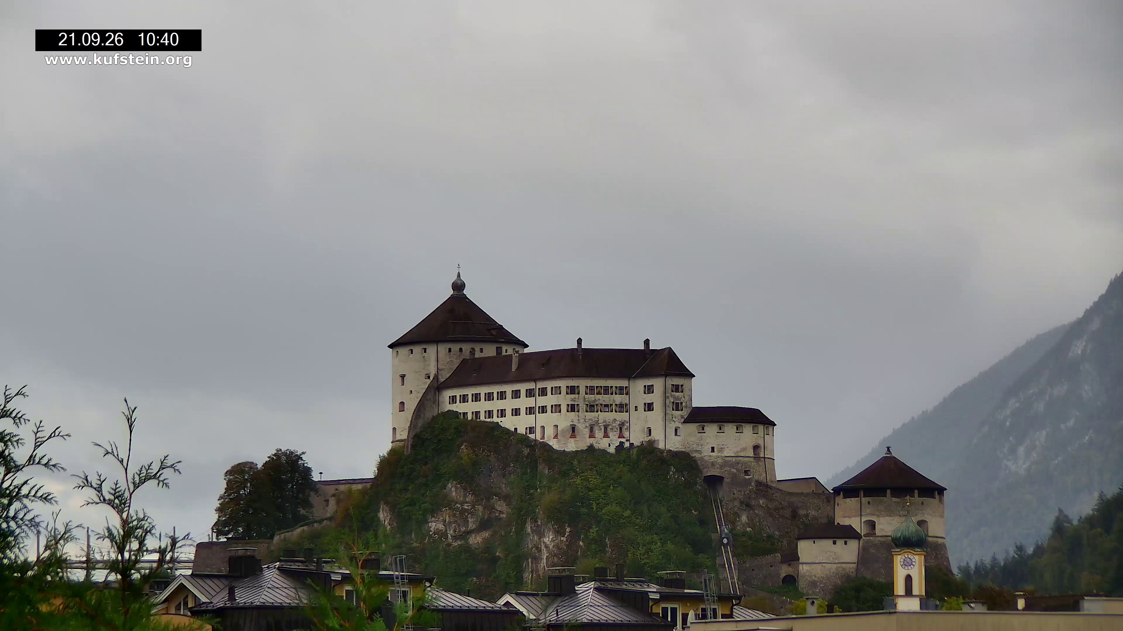 Archived image Webcam Kufstein Fortress