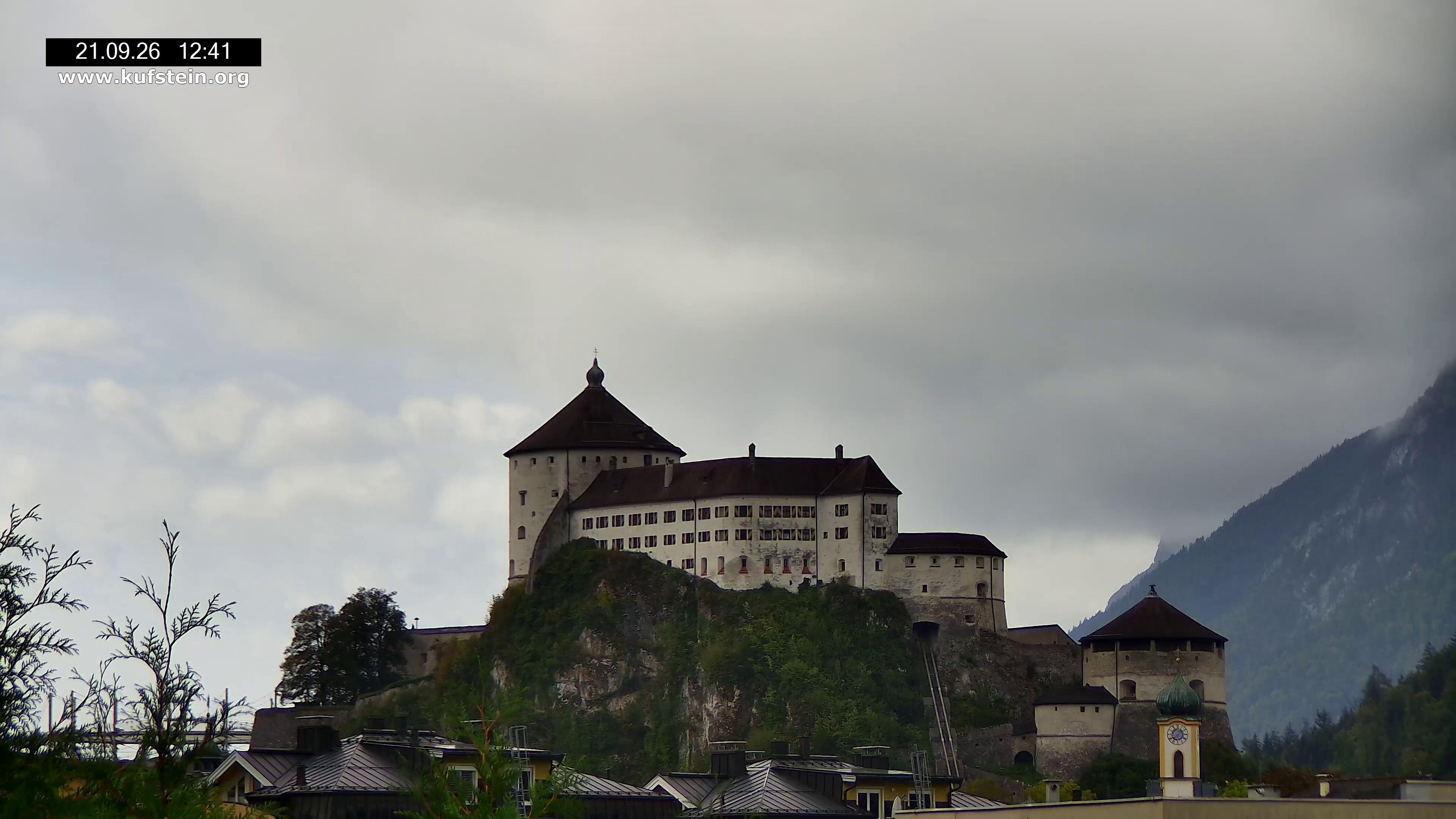 Archived image Webcam Kufstein Fortress