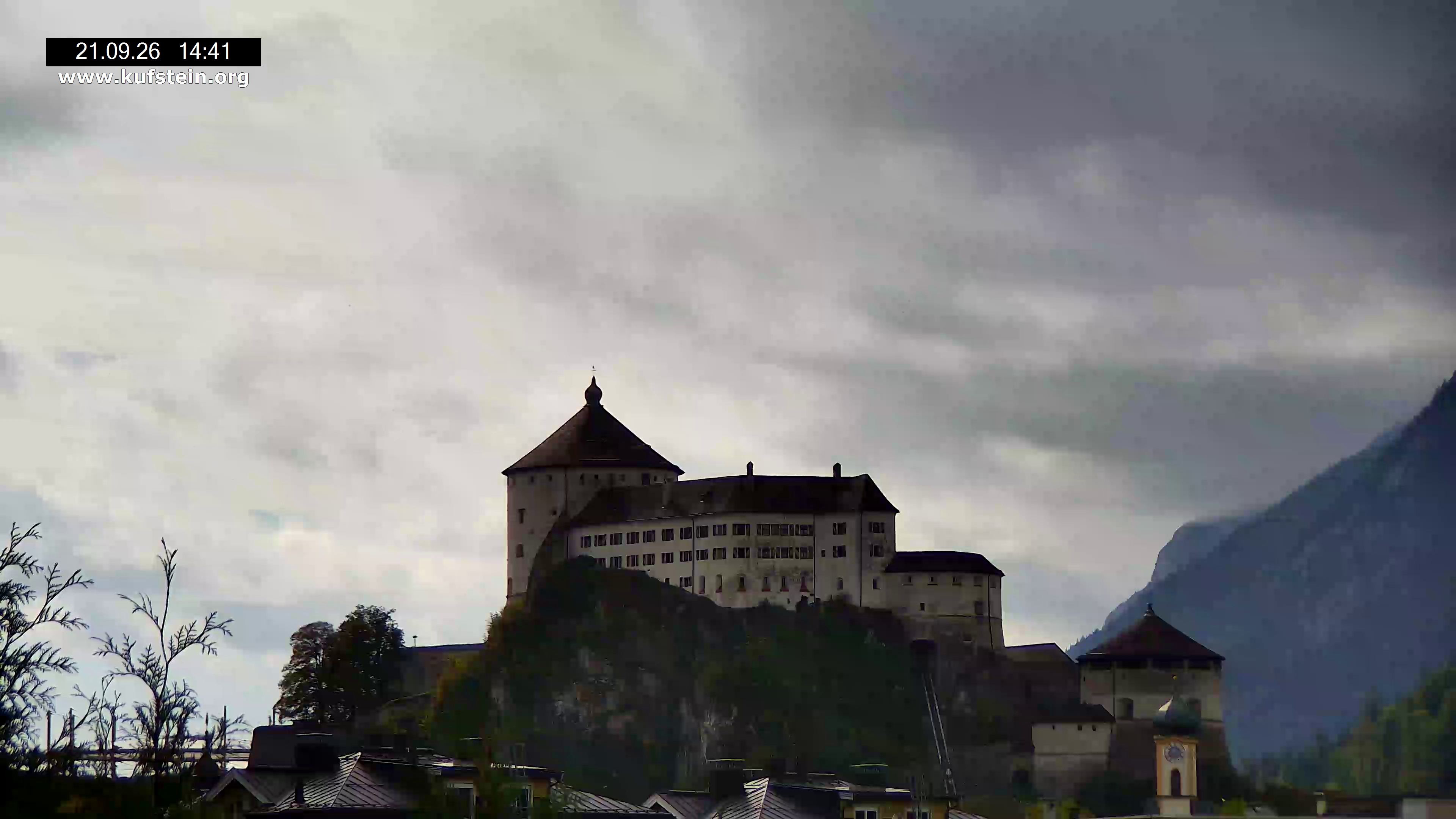 Archived image Webcam Kufstein Fortress